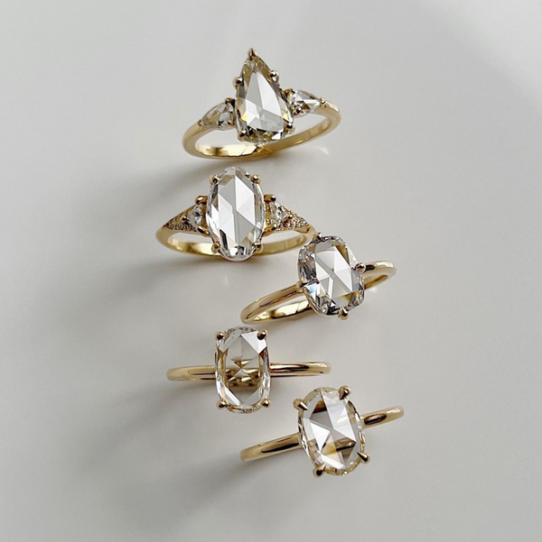Vale Jewelry Rose Cut Diamond Rings