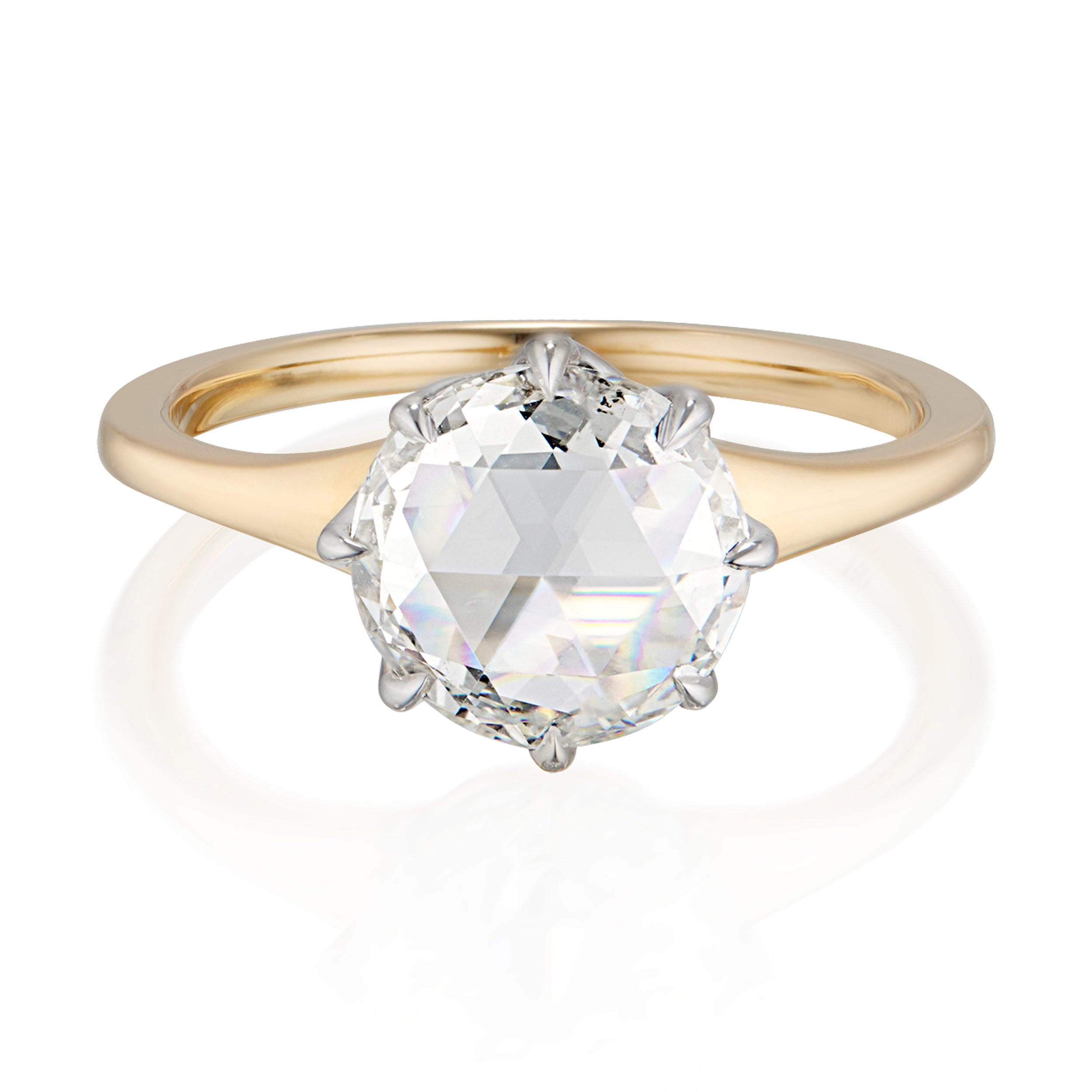 Vale Jewelry Round Rose Cut Diamond Ring