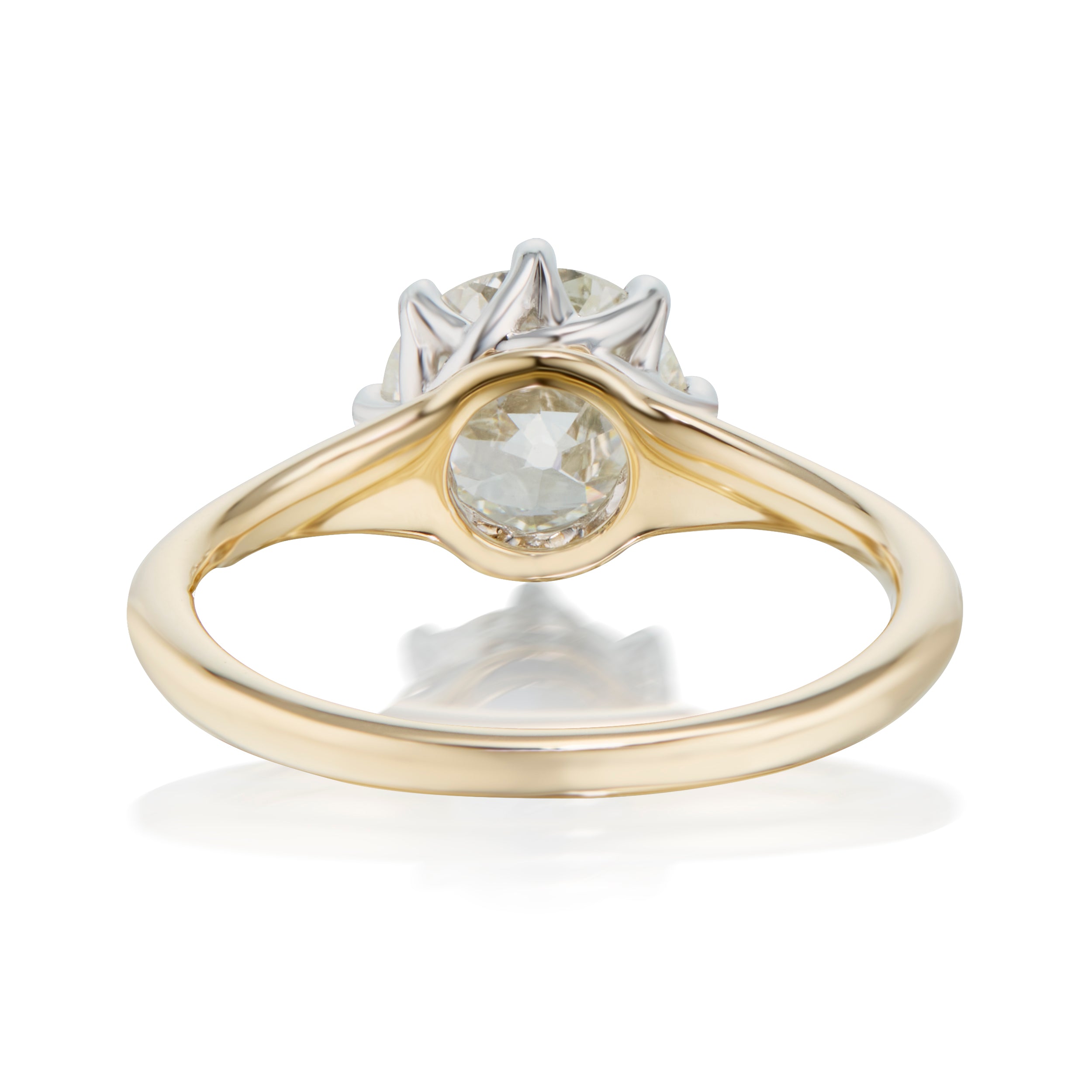 1.69 Carat Old European Cut Diamond Violaine Ring