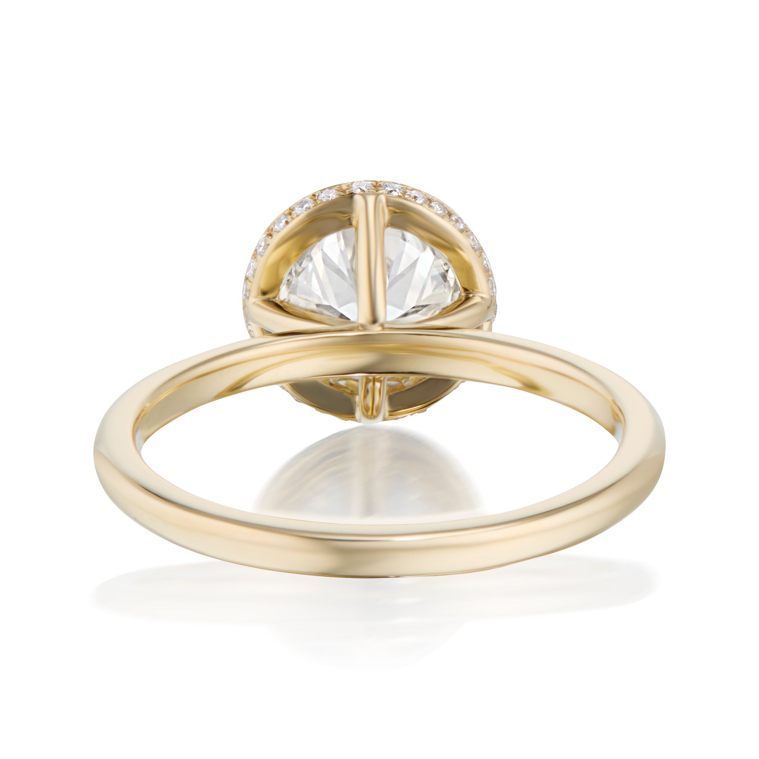 1.91 Carat Old European Cut Diamond Harlow Ring