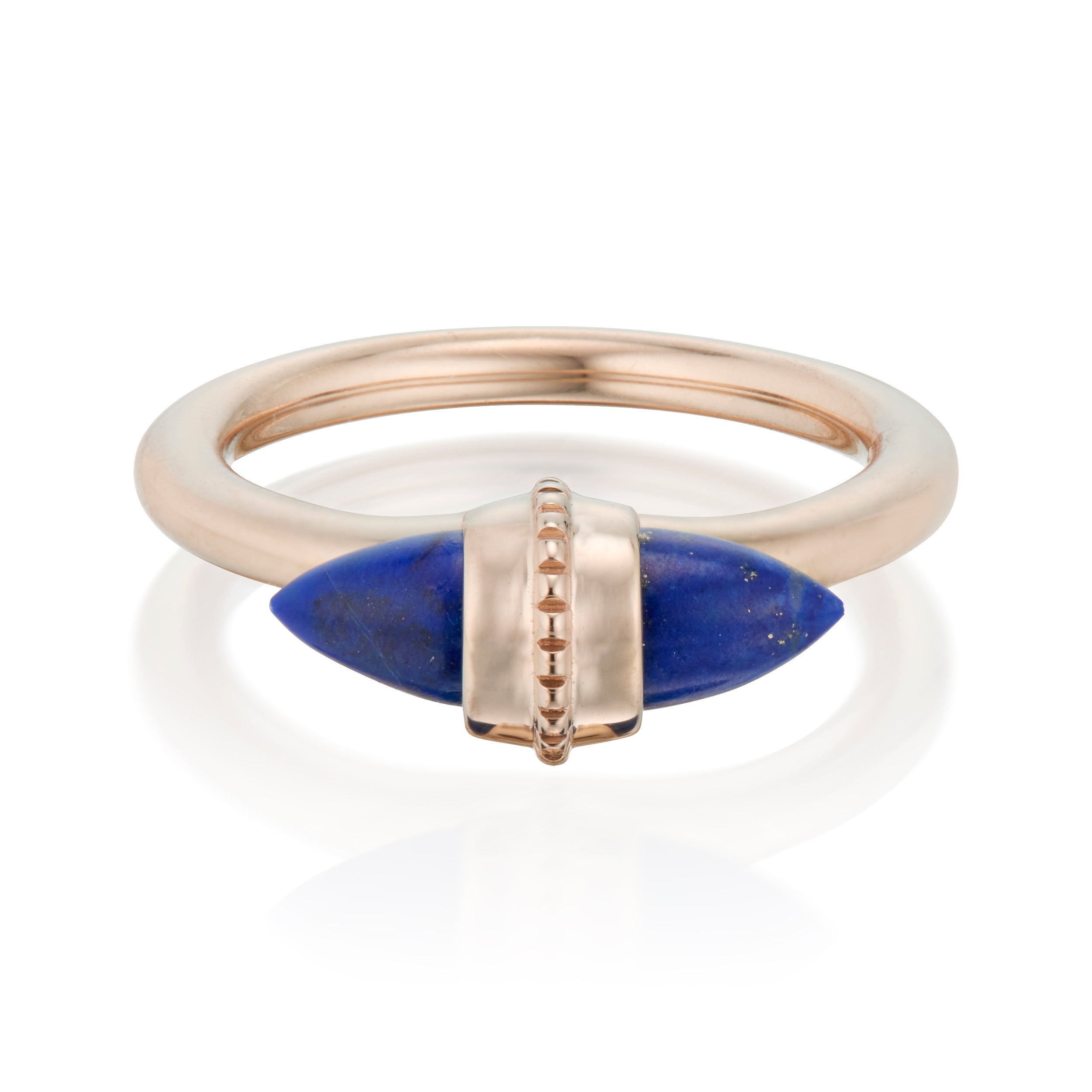 Amphora Ring With Lapis Lazuli Rose Gold