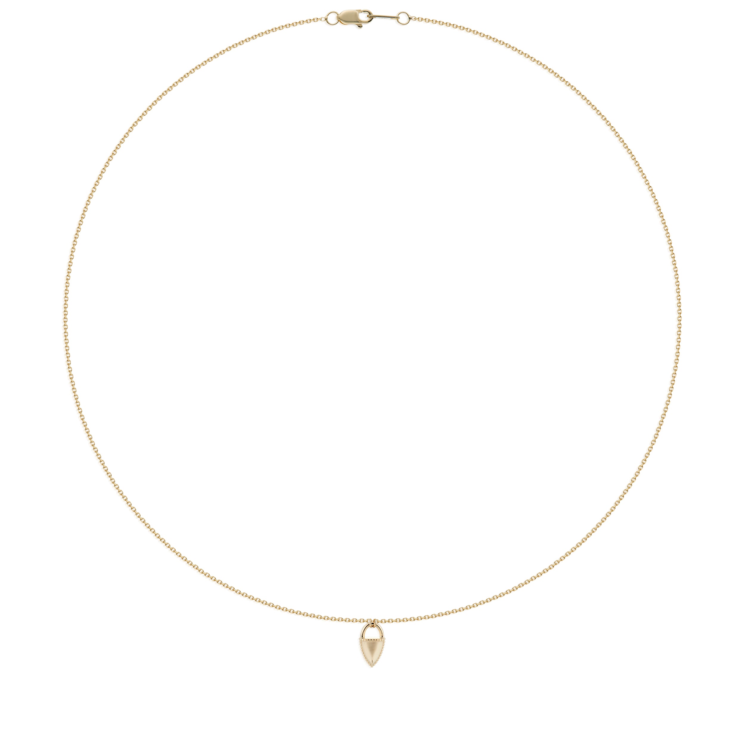 Amphora Small Lock Necklace Yellow Gold Image