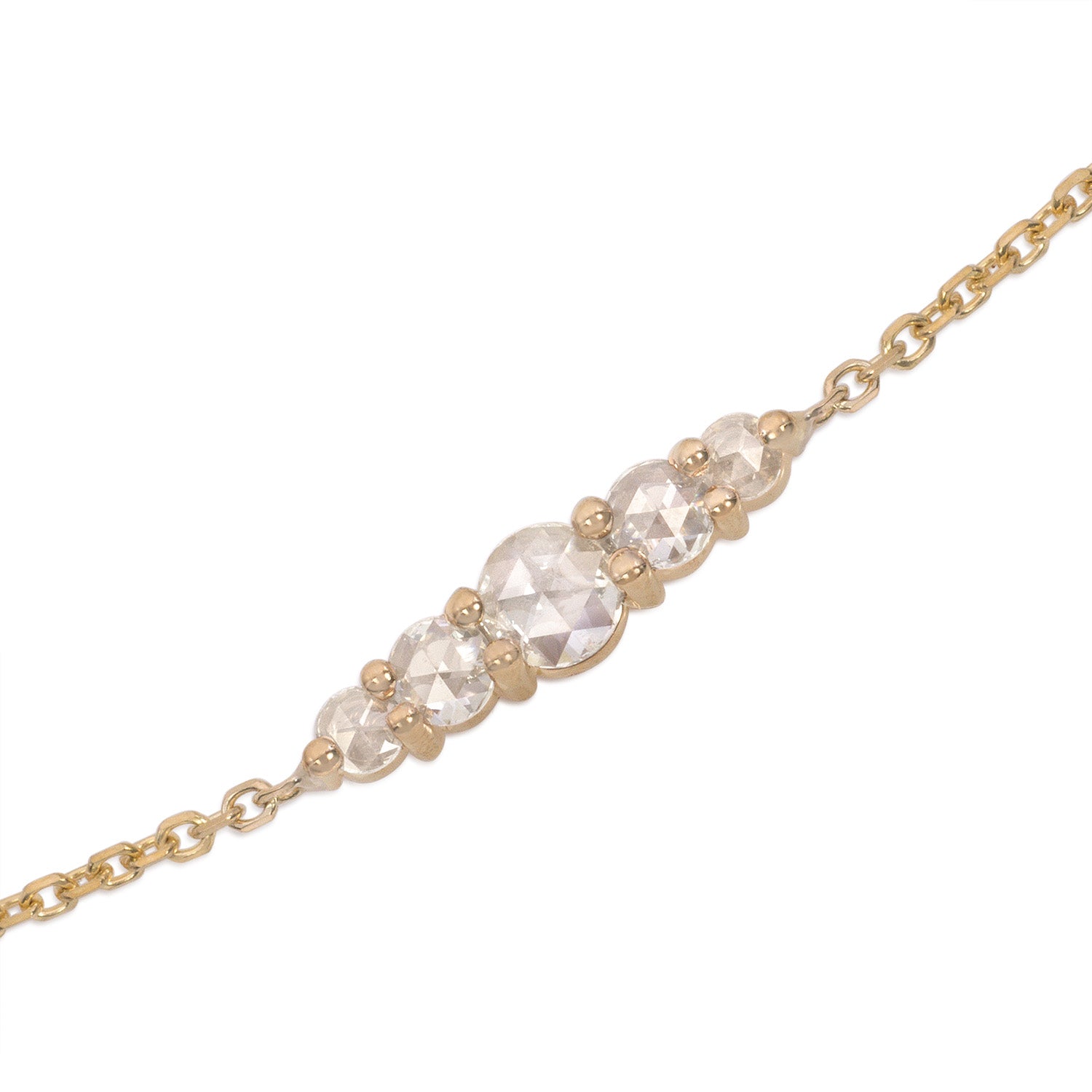 Vale Jewelry Belle du Jour Bracelet in Yellow Gold Closeup Image