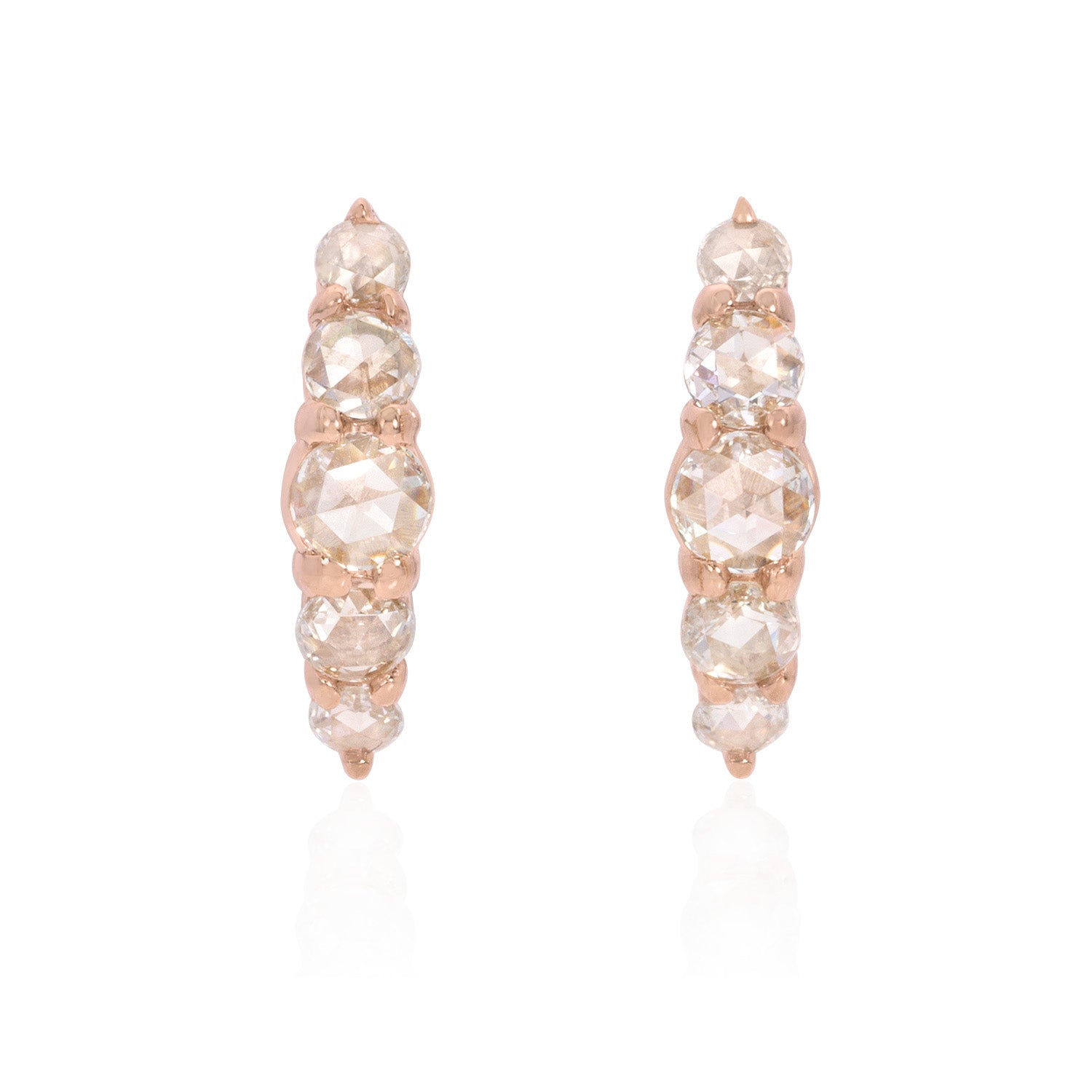 Vale Jewelry Belle du Jour Earrings in Rose Gold