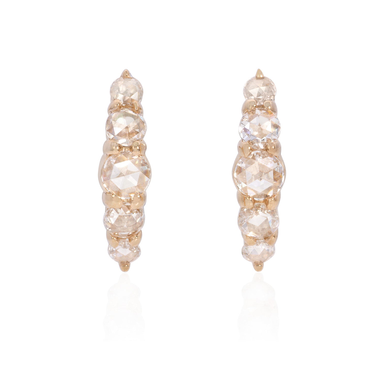 Vale Jewelry Belle du Jour Earrings in Yellow Gold