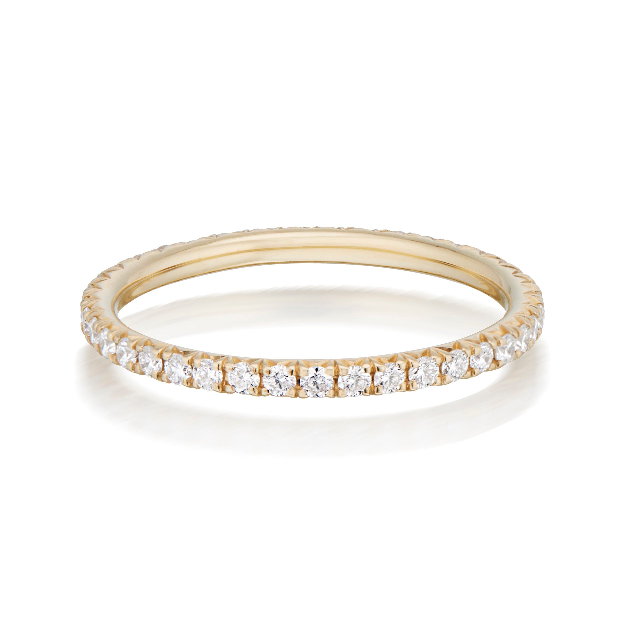 Vale Jewelry Colline 1.4MM Diamond Eternity Ring in Yellow Gold
