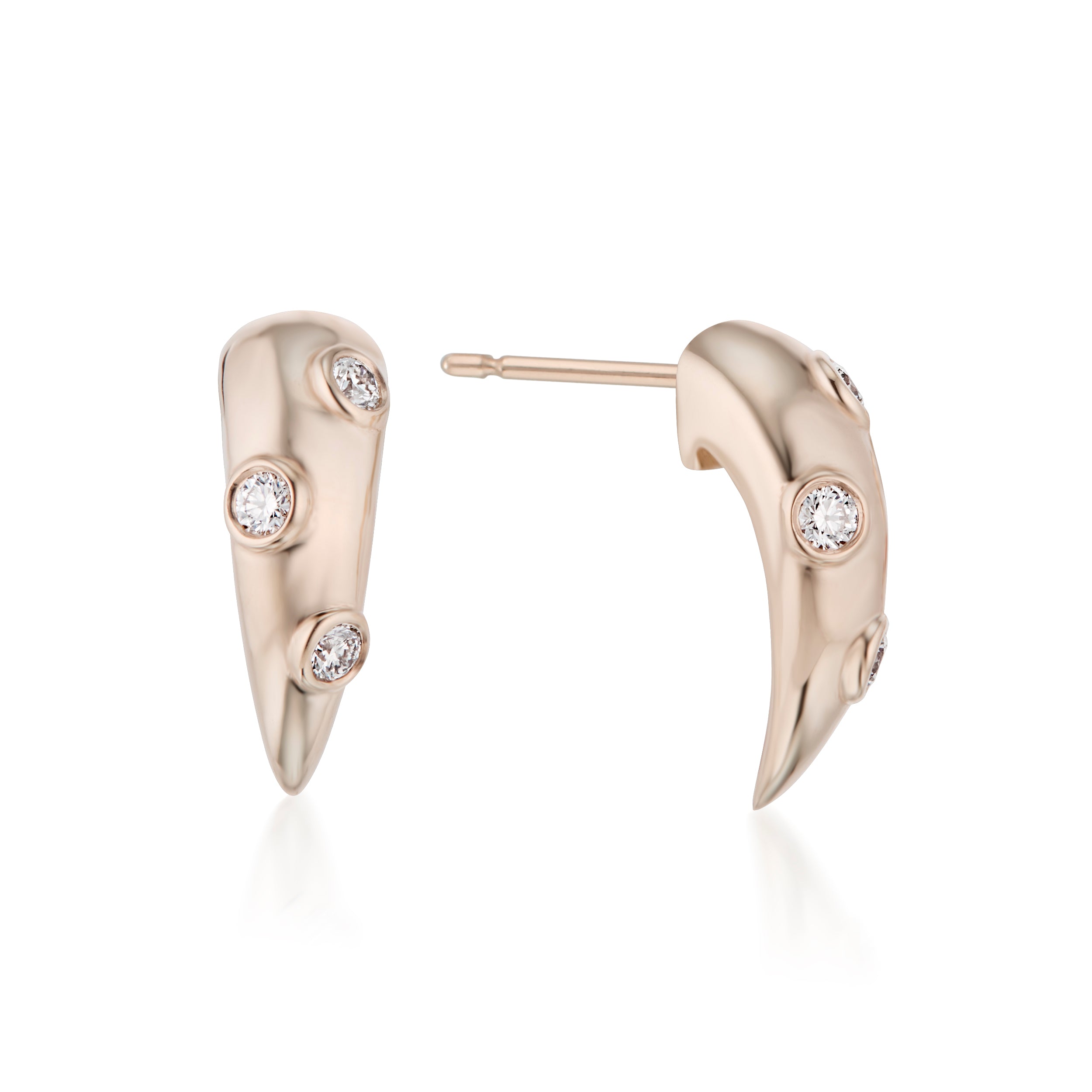 Swoop Large 2-Piece Diamond Earrings