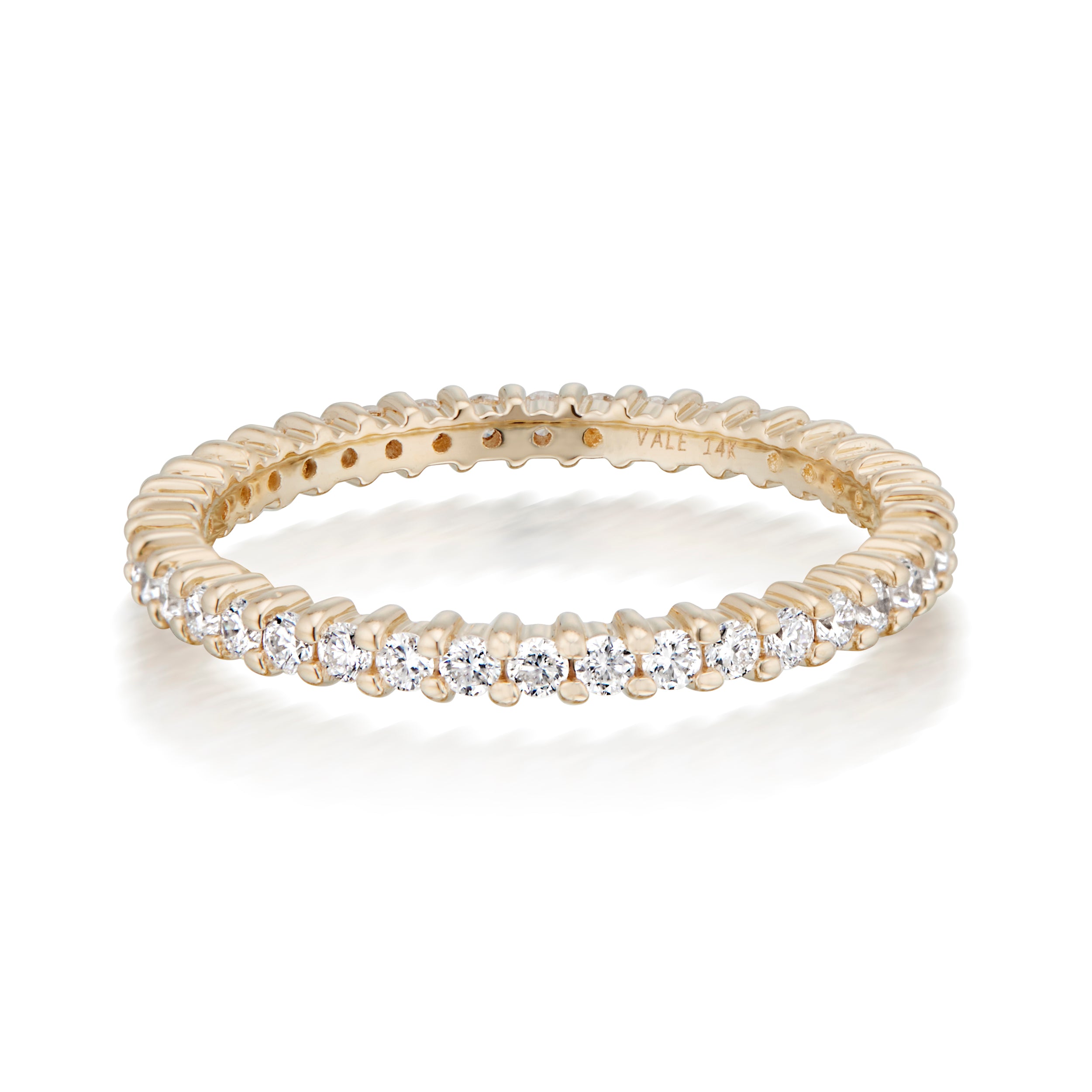 Vale Jewelry Nelle Eternity Diamond Ring in Yellow Gold