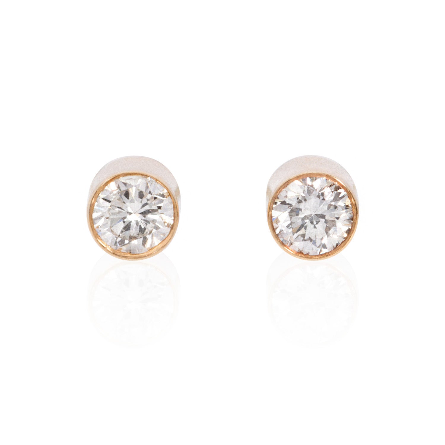 Vale Jewelry Origins Earrings in Yellow Gold Front View