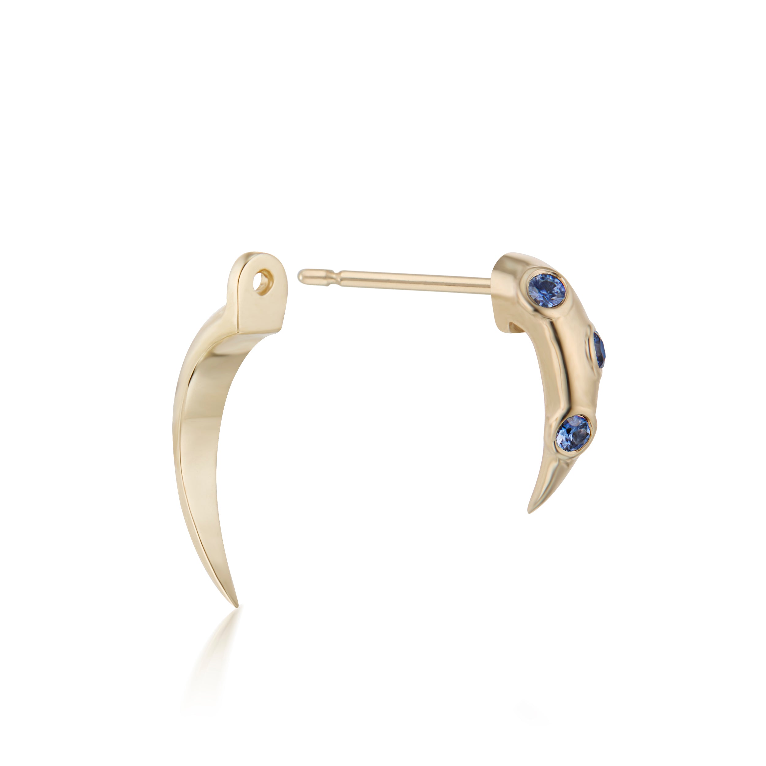 Swoop Sapphire 2-Piece Earrings