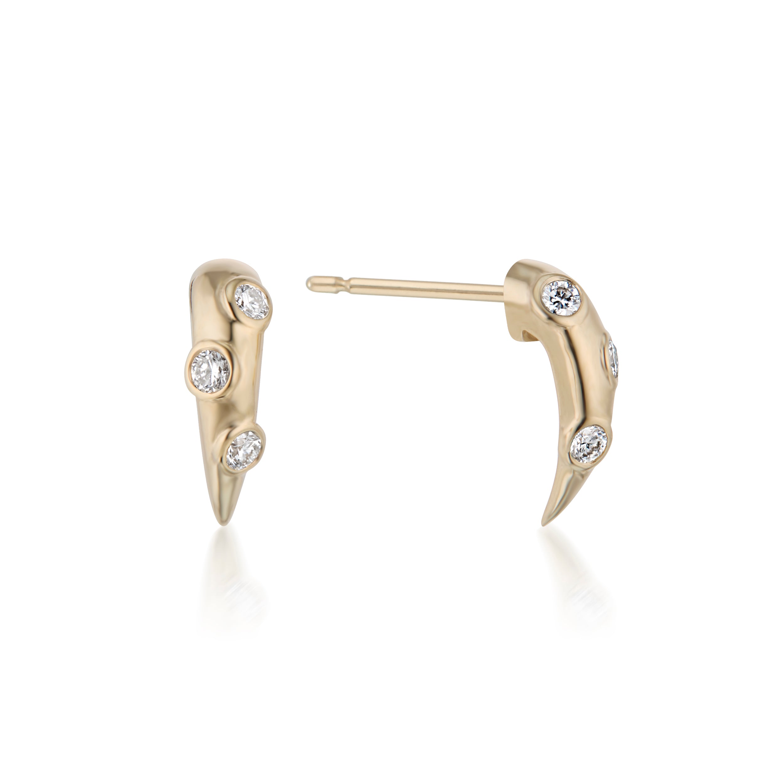 Swoop White Diamond 2-Piece Earrings