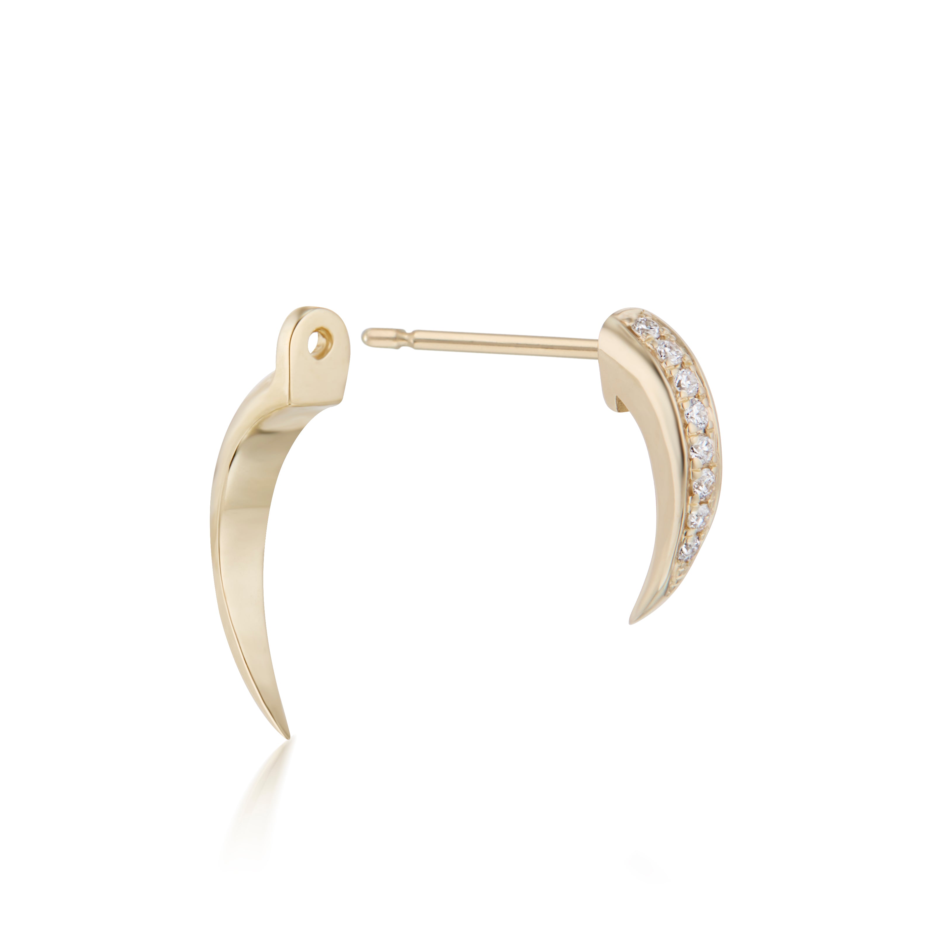 Swoop Pavé Diamond 2-Piece Earrings