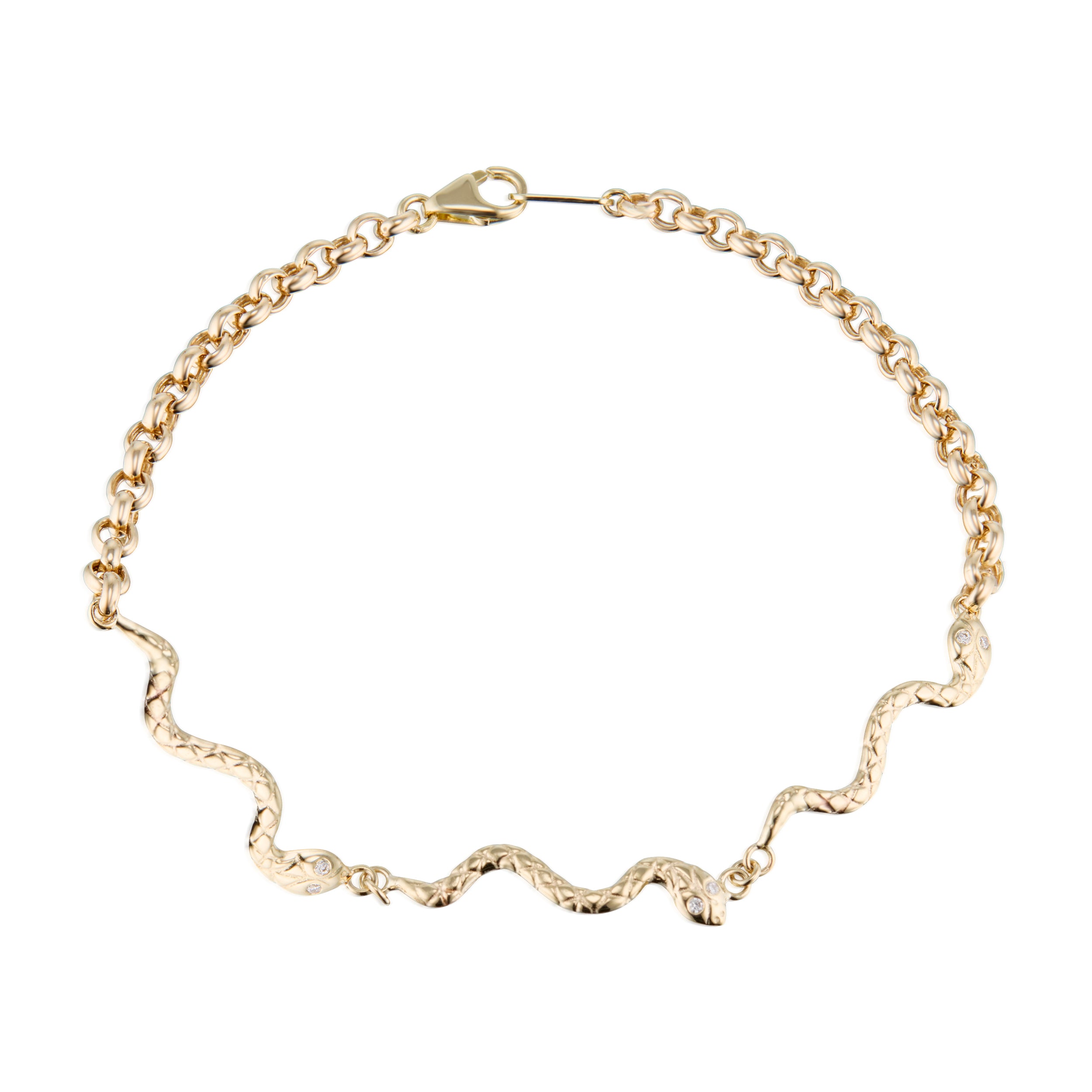 Textured Serpents Bracelet