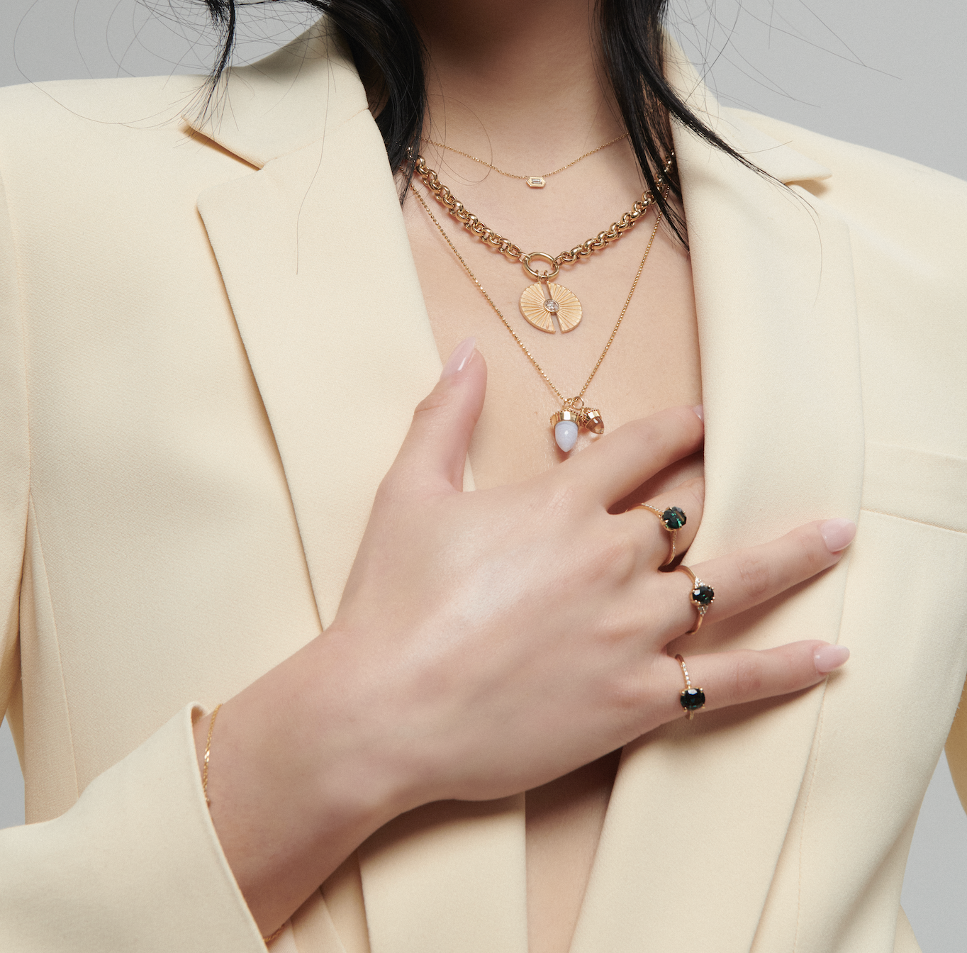 Vale Jewelry Hyeres Ring on Model