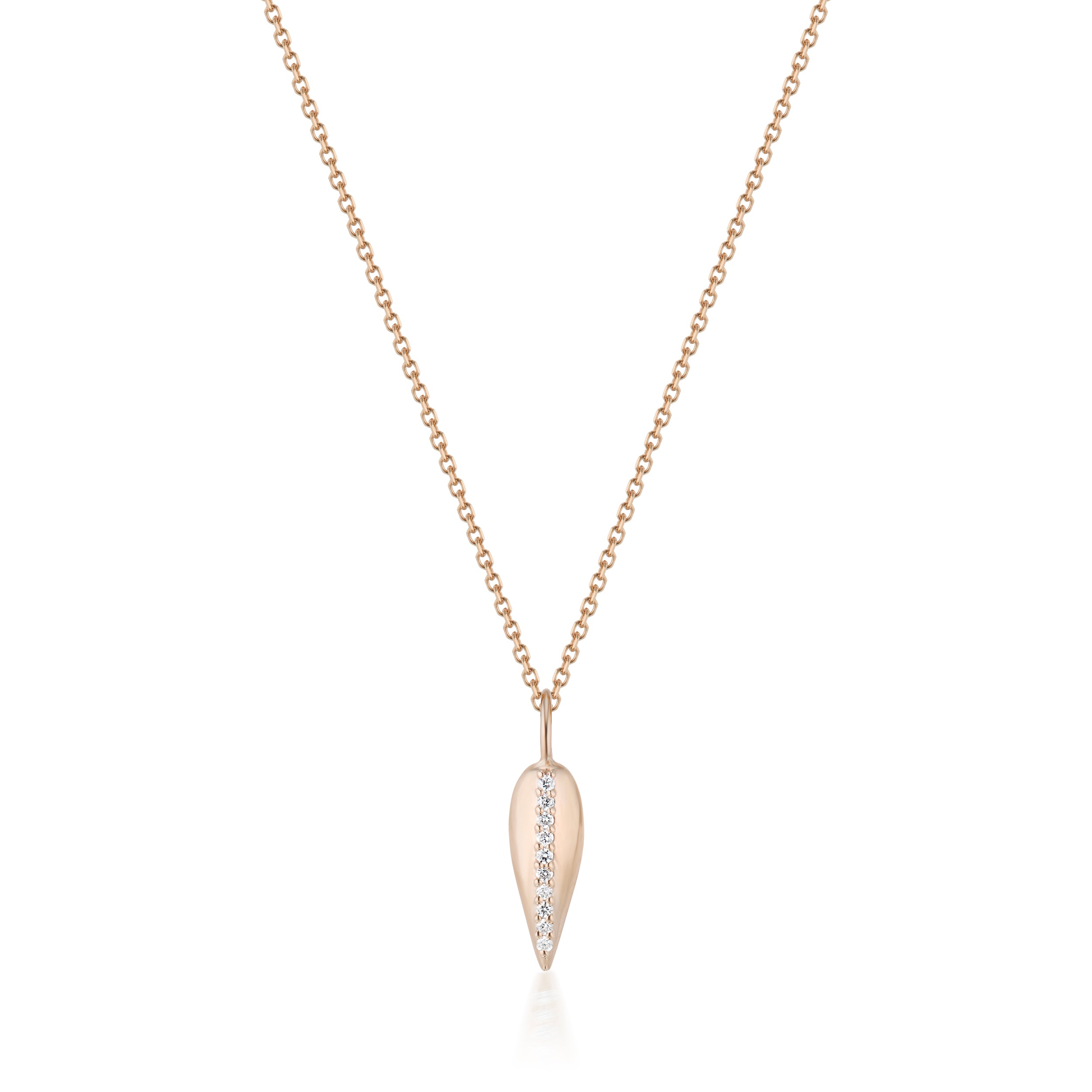 Vale Jewelry Swoop Diamond Accent Line Necklace