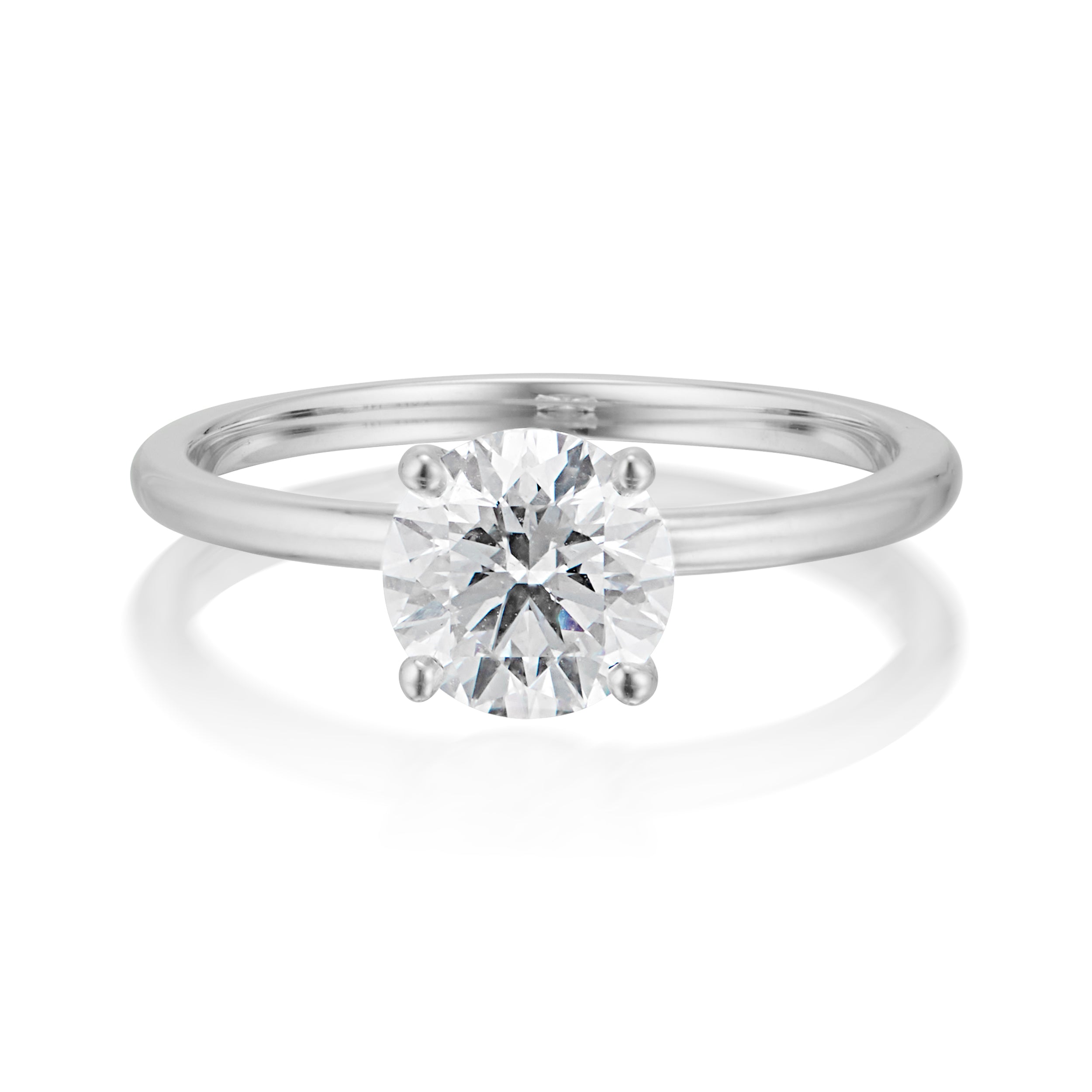 Vale Jewelry Adele Ring in White Gold Front View Image