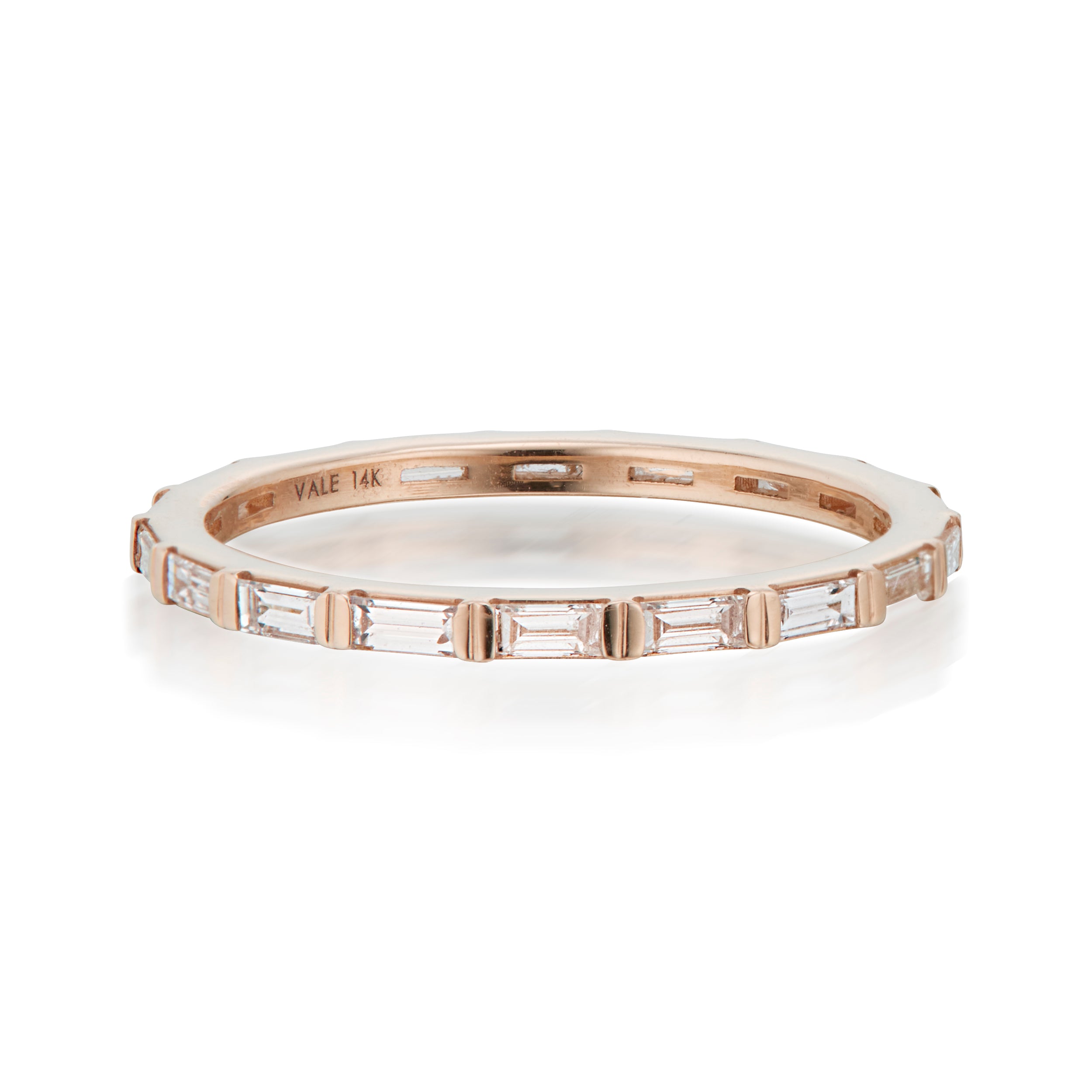 Vale Jewelry Fabiana Eternity Ring in Rose Gold