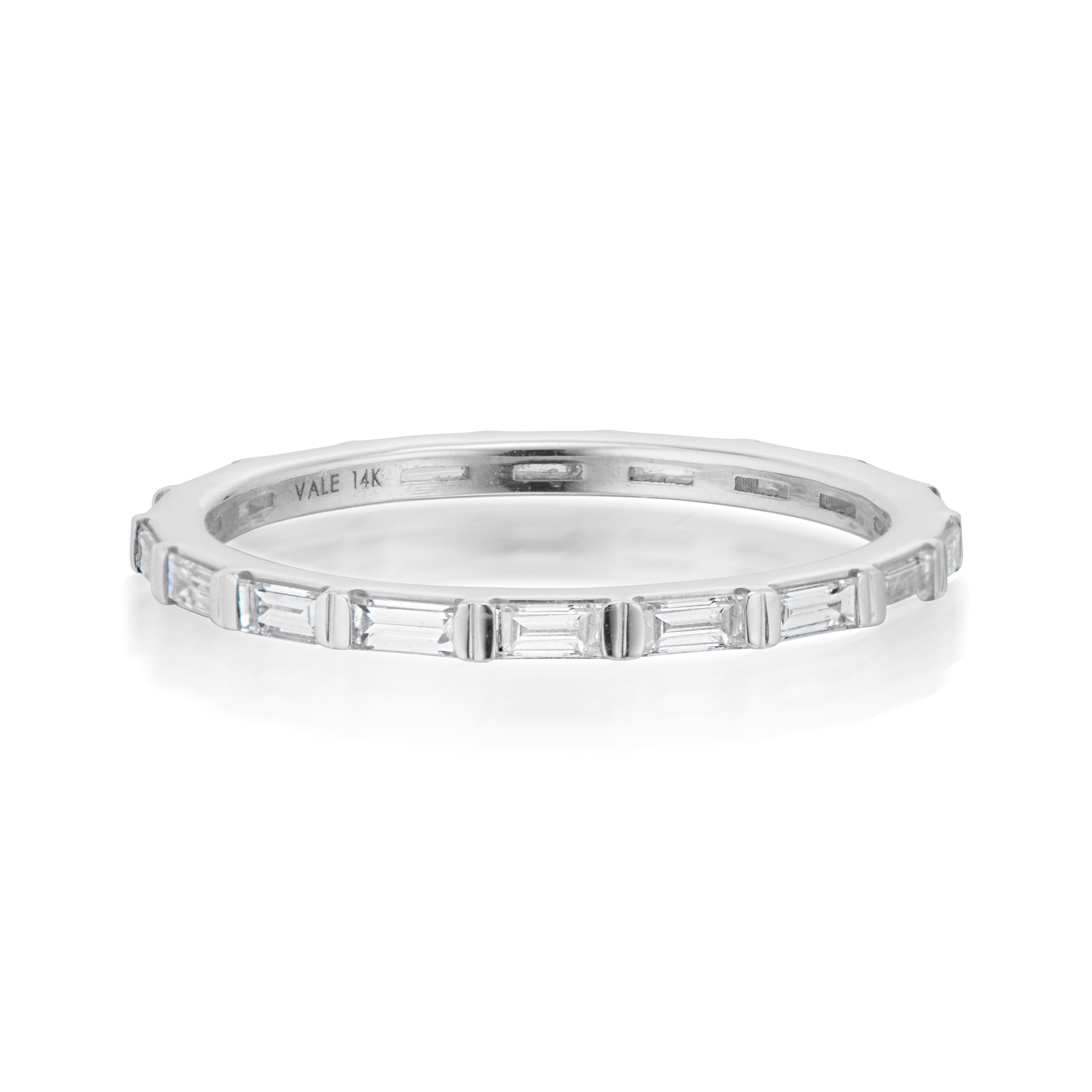 Vale Jewelry Fabiana Eternity Ring in White Gold