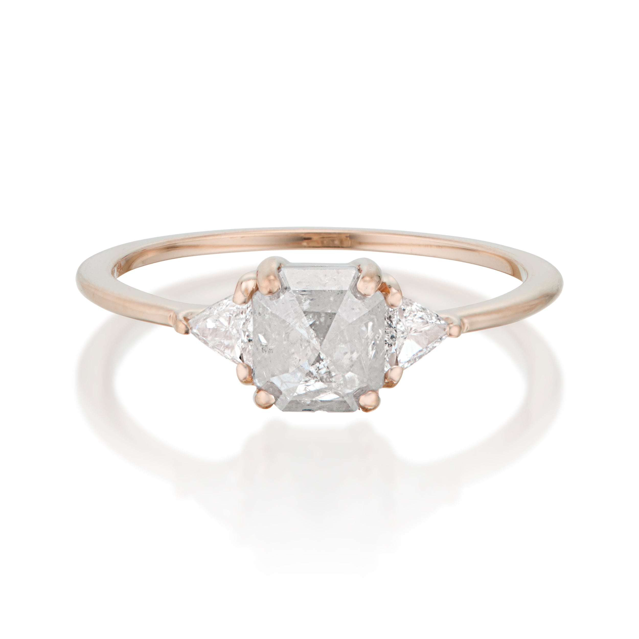 Vale Jewelry Icaria Ring in Rose Gold Front View
