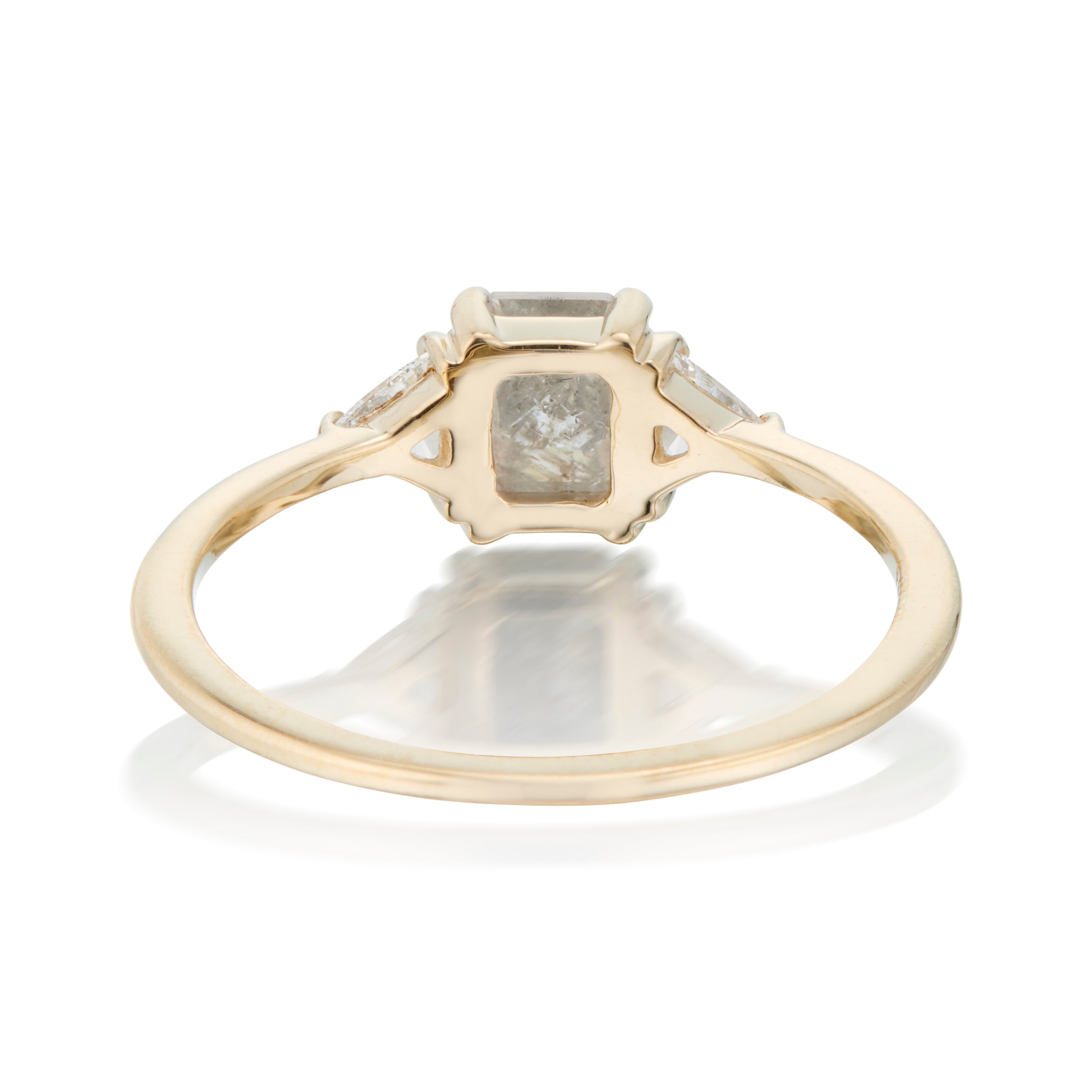 Vale Jewelry Icaria Ring in Yellow Gold Back View