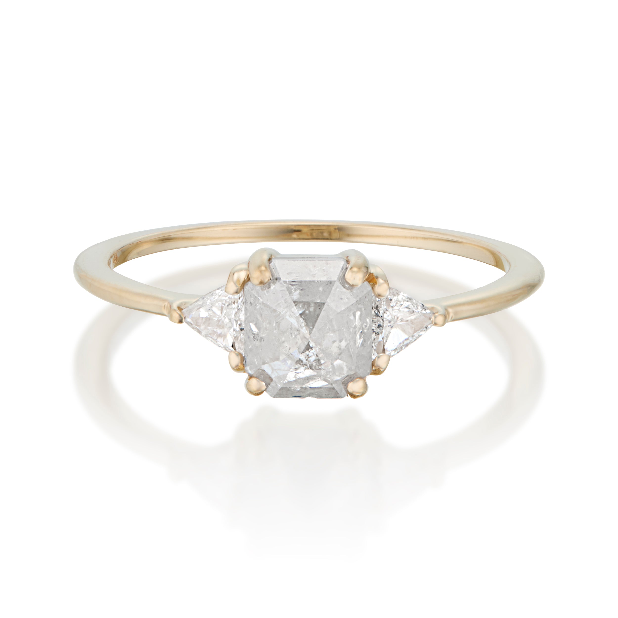 Vale Jewelry Icaria Ring in Yellow Gold Front View