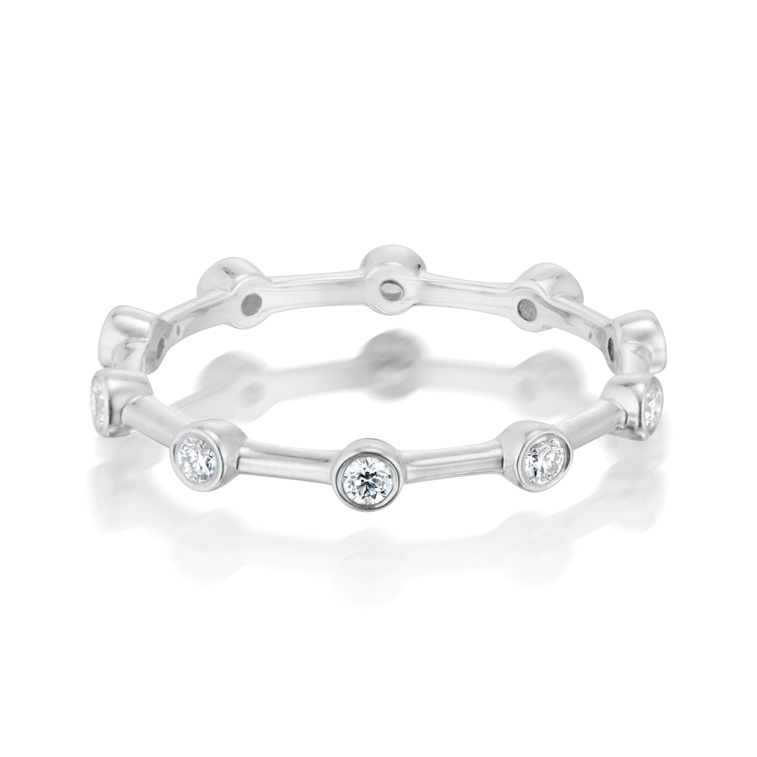 Vale Jewelry Moonlet Ring in White Gold