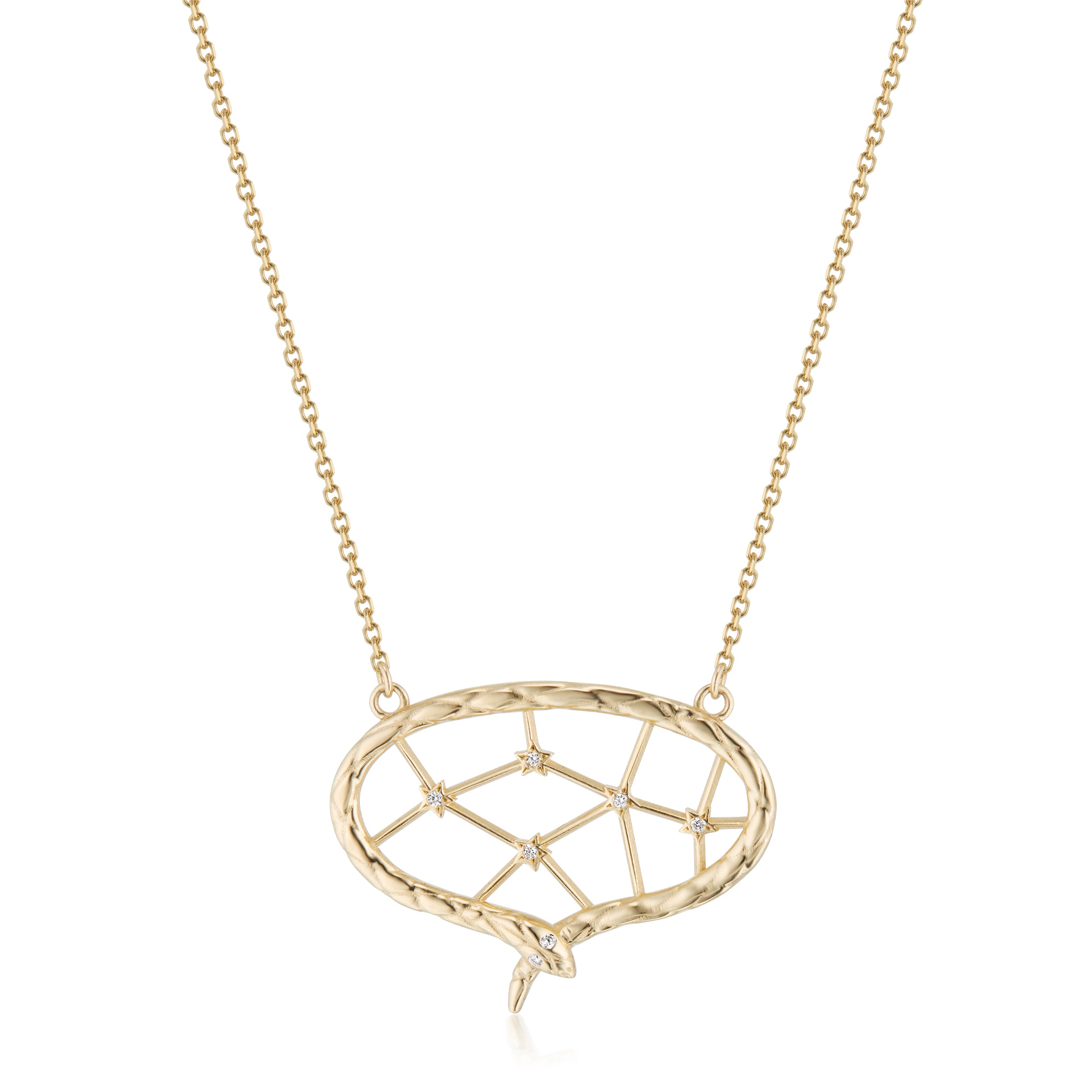 Web of Stars Serpent Necklace