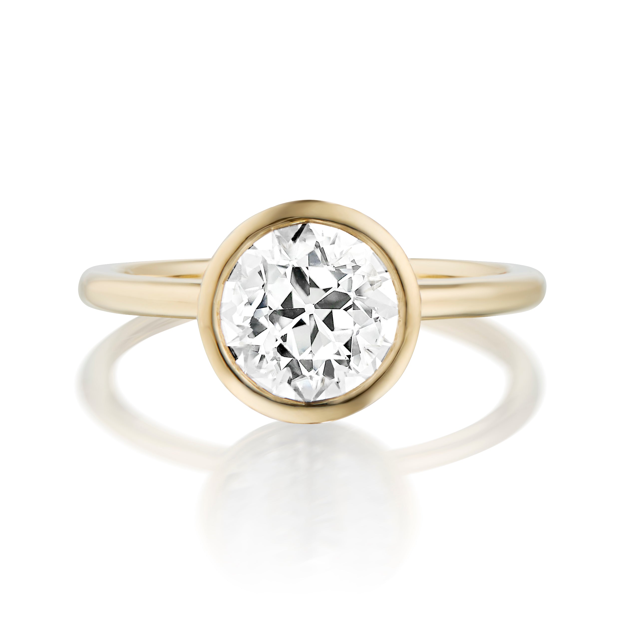 1.91 Carat Old European Cut Diamond Harlow Ring