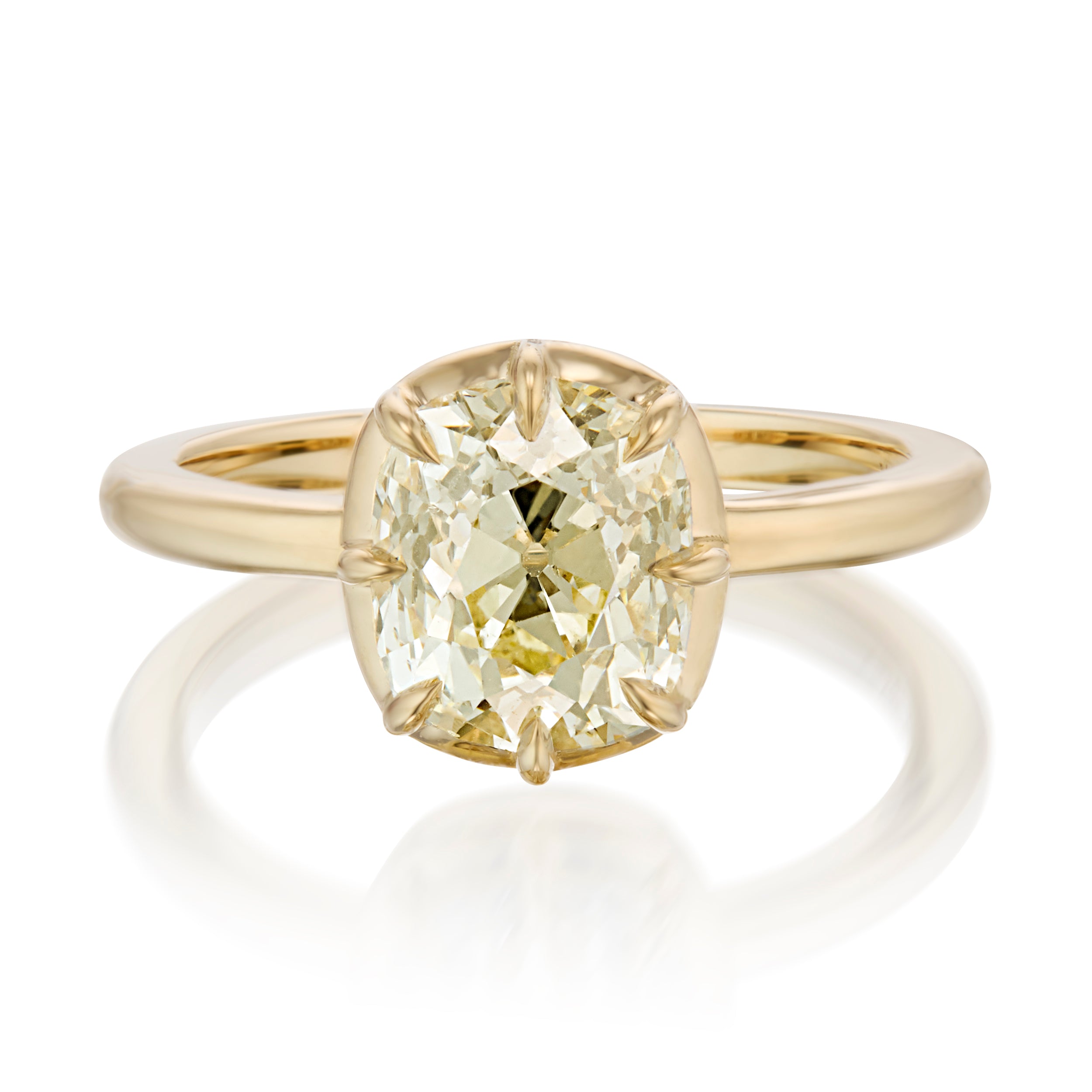2.65 Carat Cushion Diamond Zoe Ring