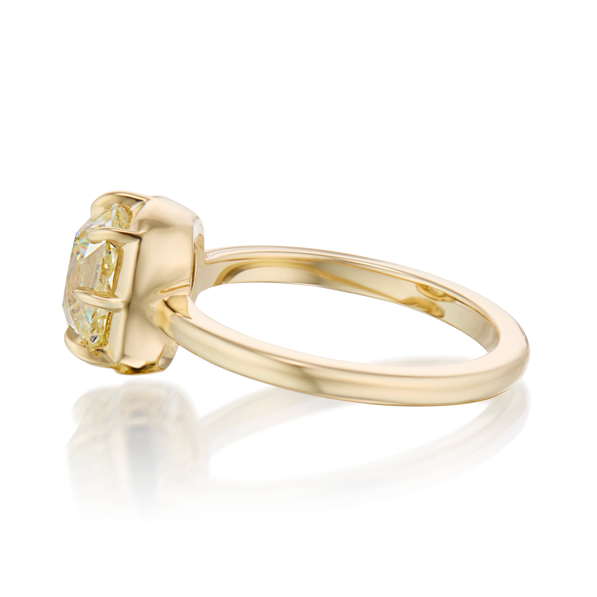 2.65 Carat Cushion Diamond Zoe Ring