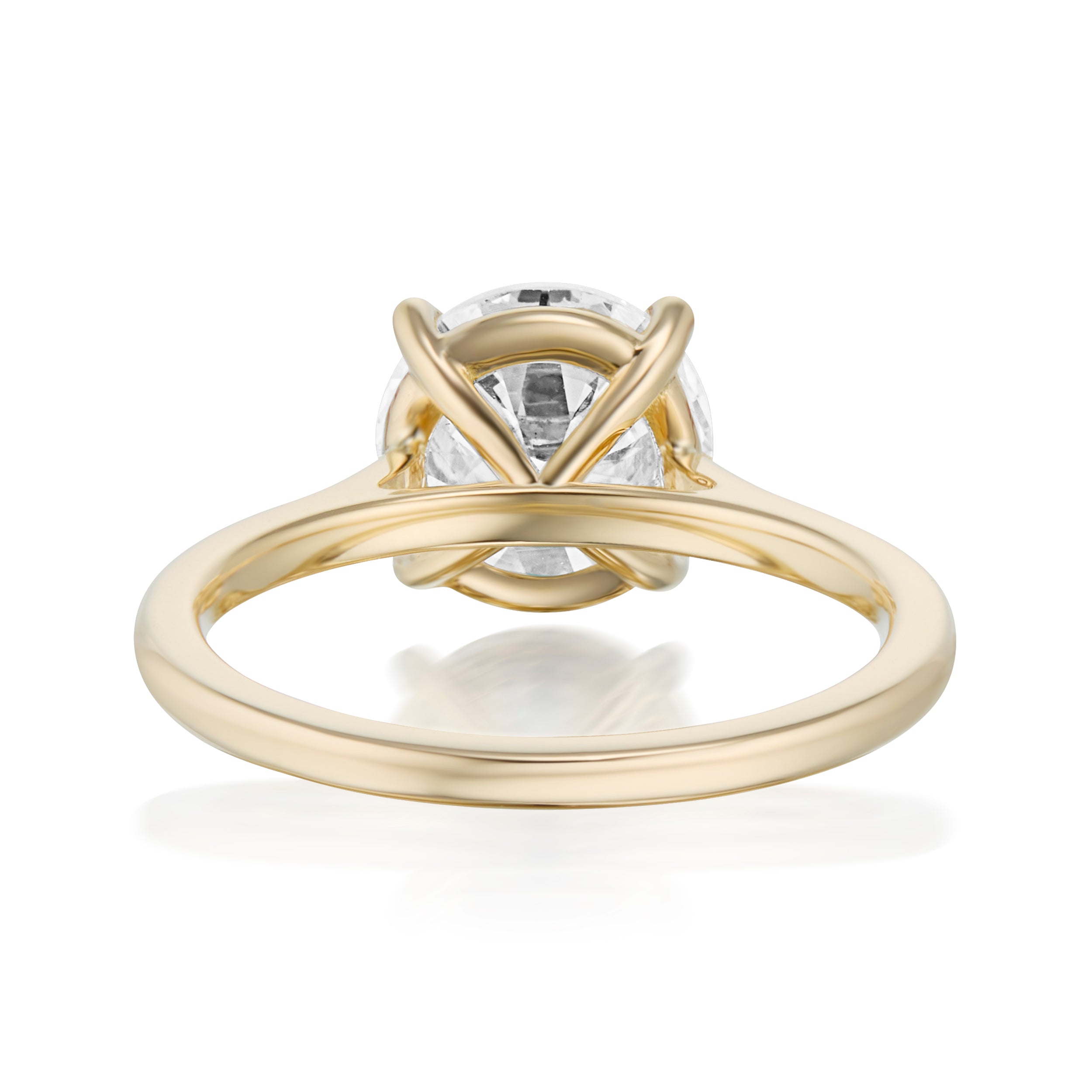 3.01 Carat Old European Cut Diamond Ines Ring