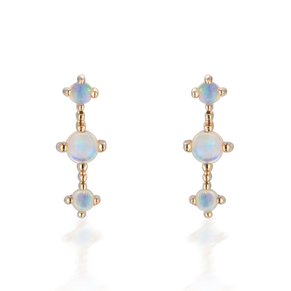 Celeste Earrings With Opals