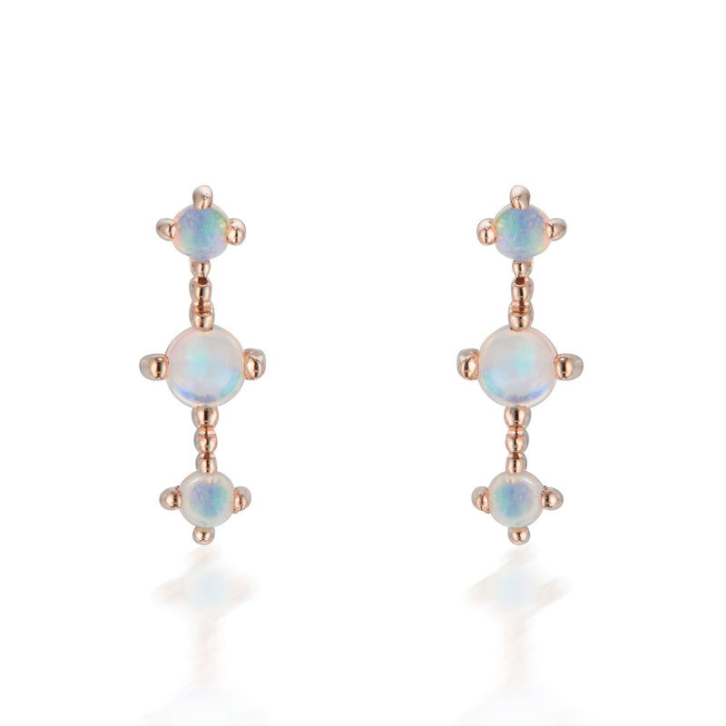 Celeste Earrings With Opals