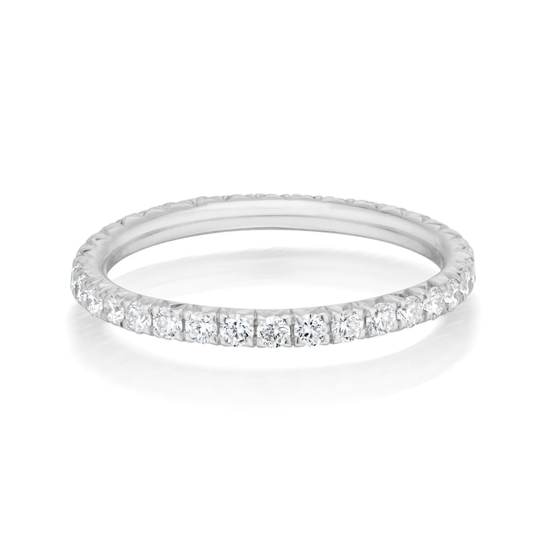 Vale Jewelry Colline 2MM Diamond Eternity Ring in White Gold