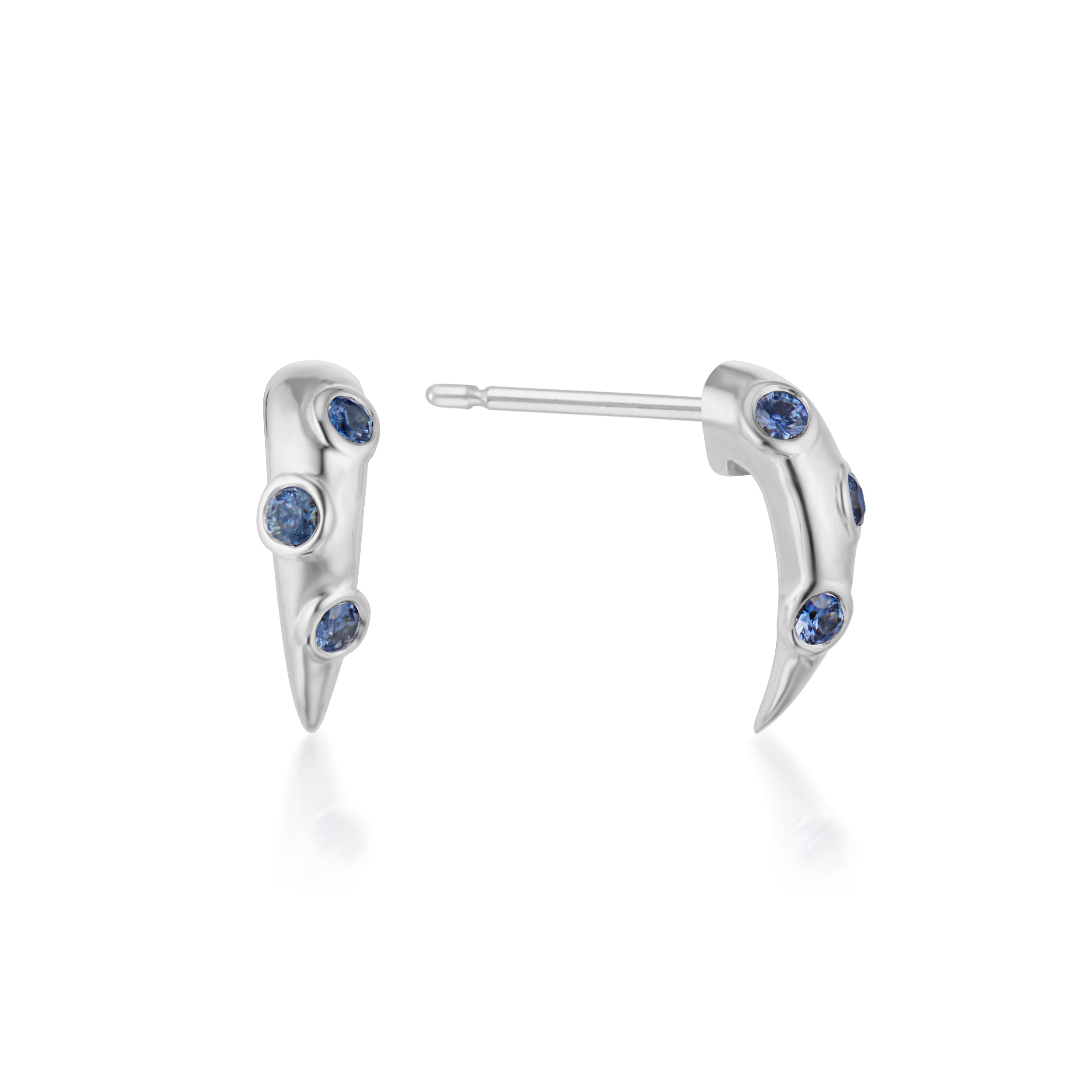 Swoop Sapphire 2-Piece Earrings