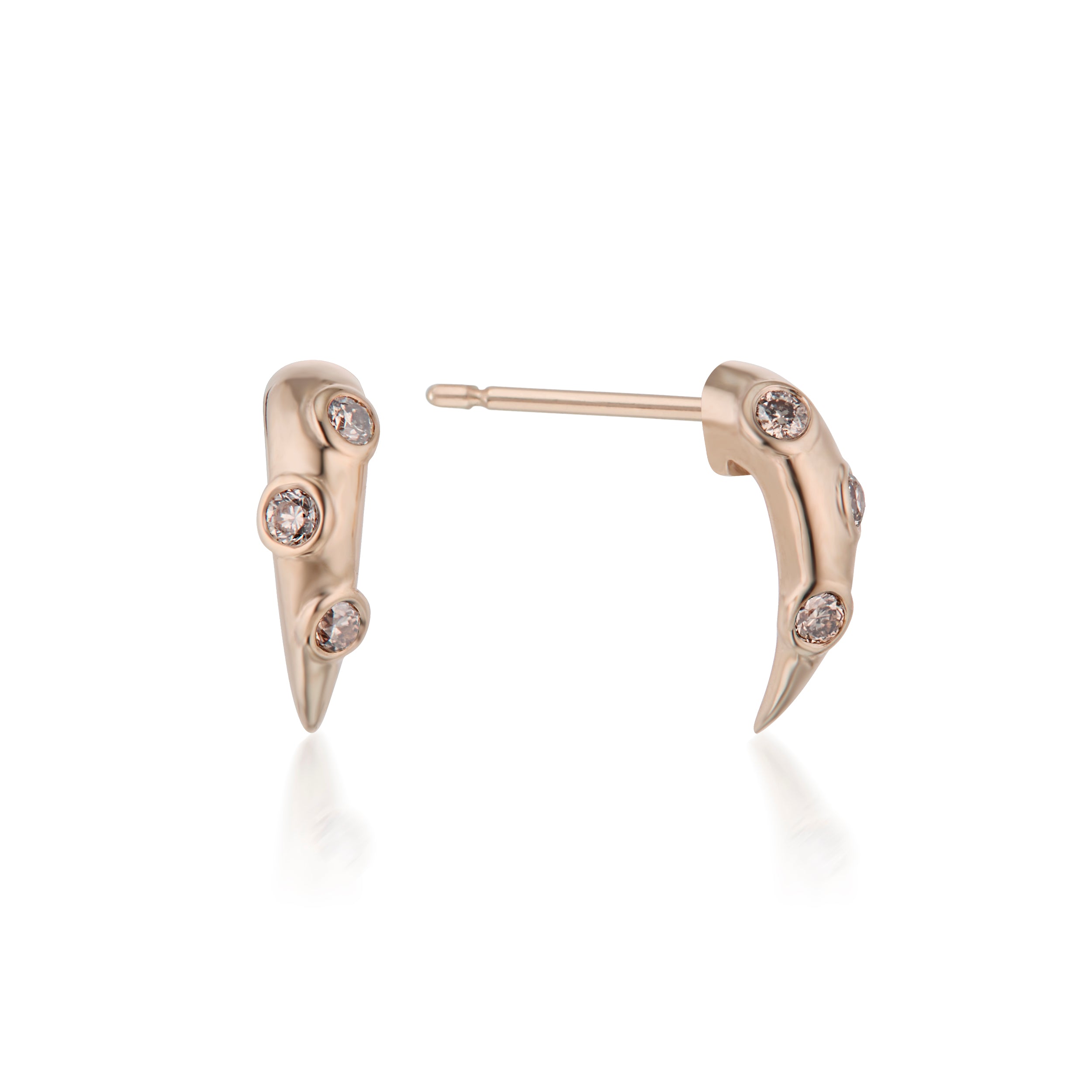 Swoop Champagne Diamond 2-Piece Earrings