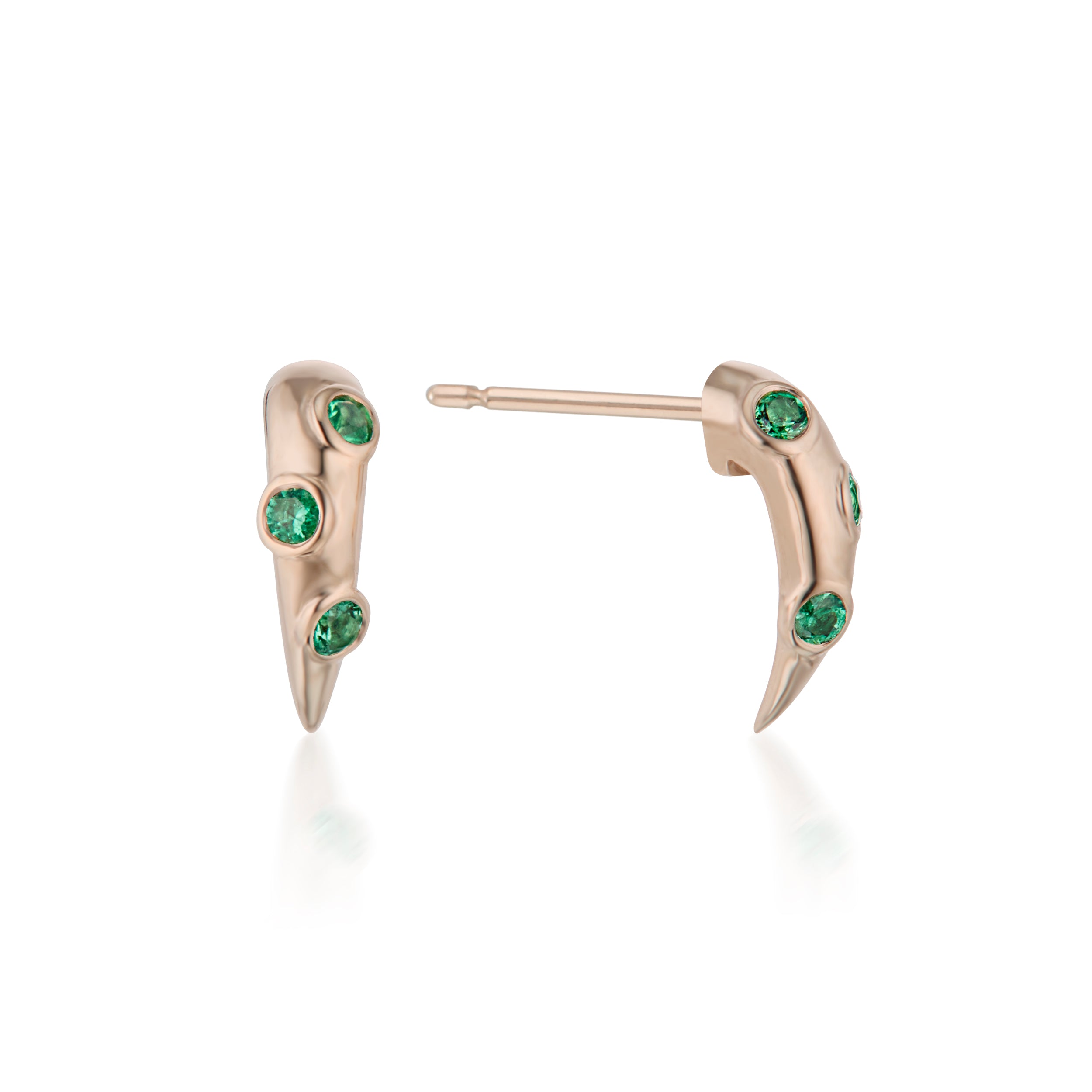 Swoop Emerald 2-Piece Earrings