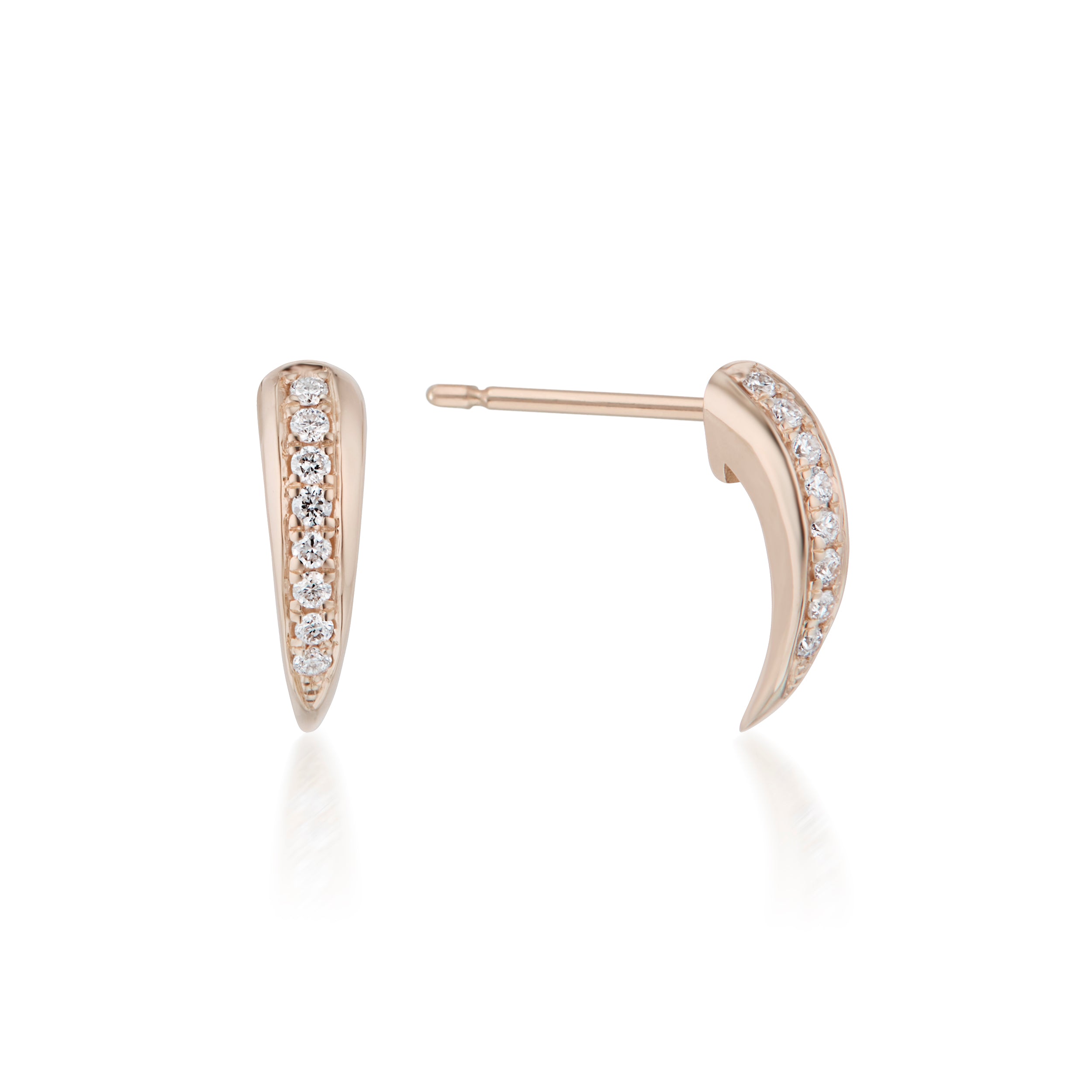 Swoop Pavé Diamond 2-Piece Earrings