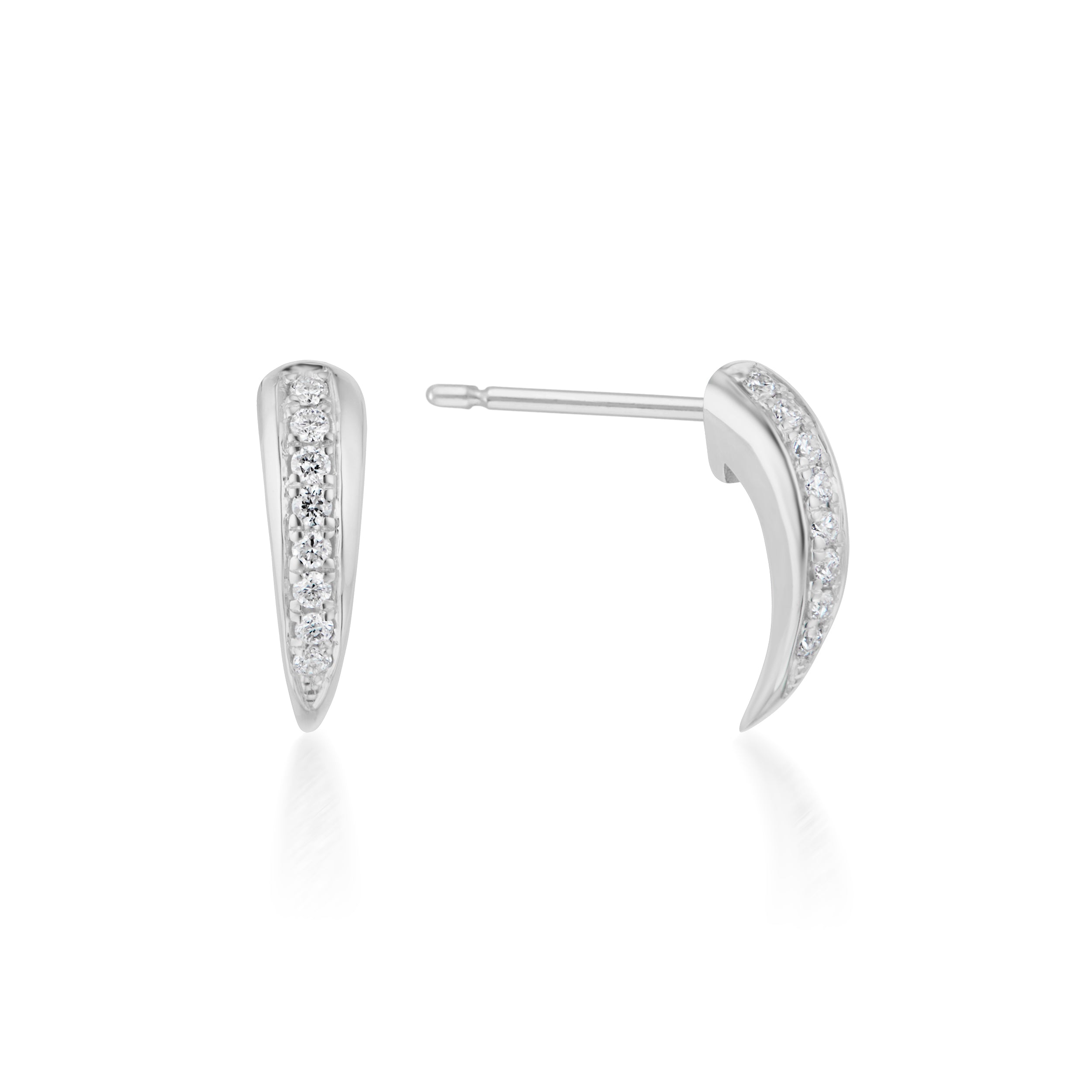 Swoop Pavé Diamond 2-Piece Earrings