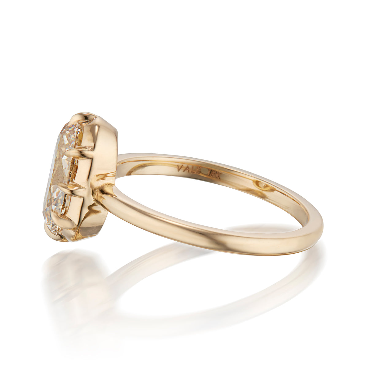 2.06 Carat Zoe Collet Set Diamond Ring