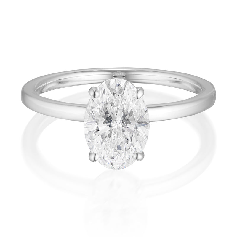 Vale Jewelry Cecilia Ring White Gold Front