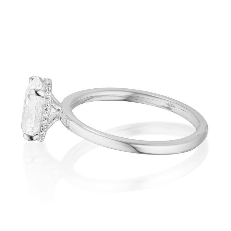 Vale Jewelry Cecilia Ring White Gold Side