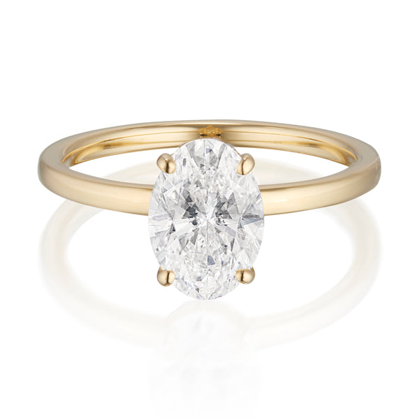 Vale Jewelry Cecilia Ring Yellow Gold Front