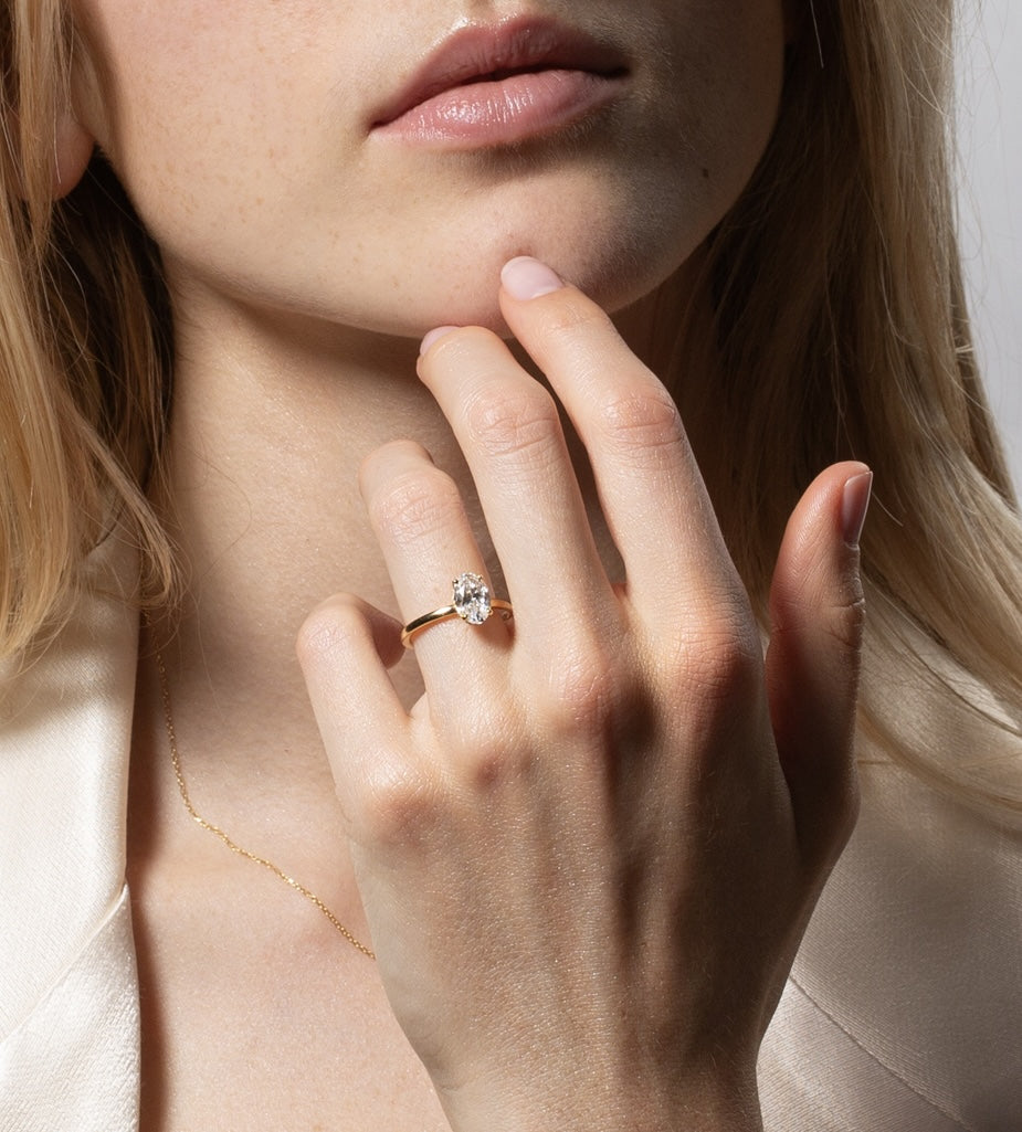 Vale Jewelry Cecilia Ring on Hand Model