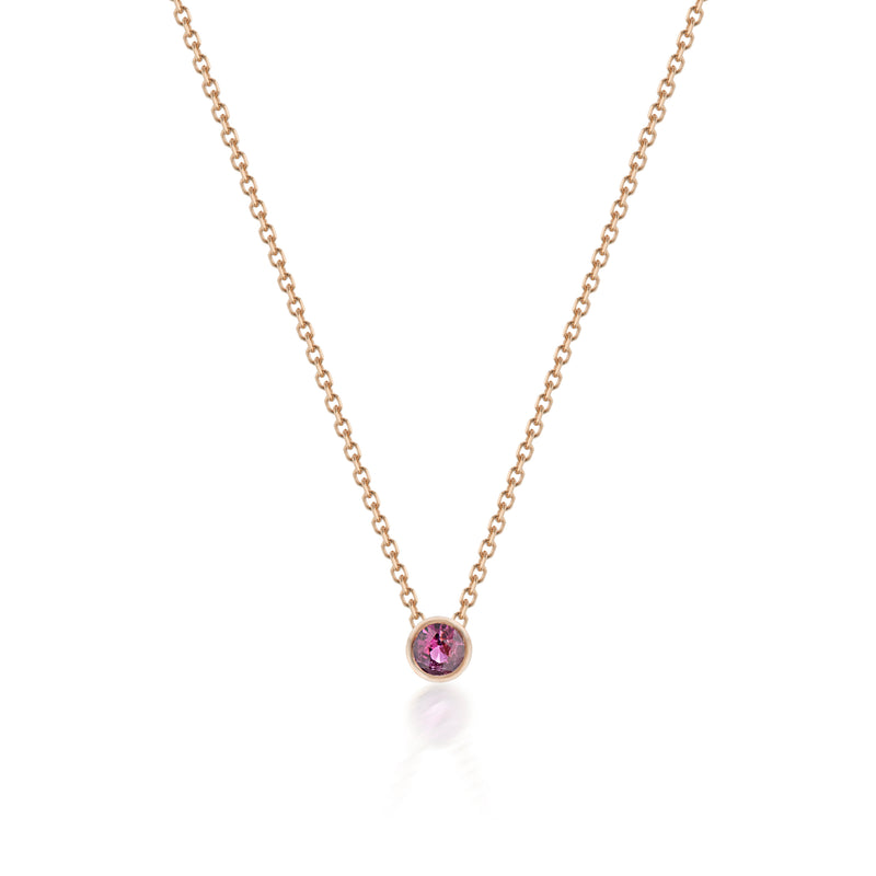 Barely There Ruby Necklace