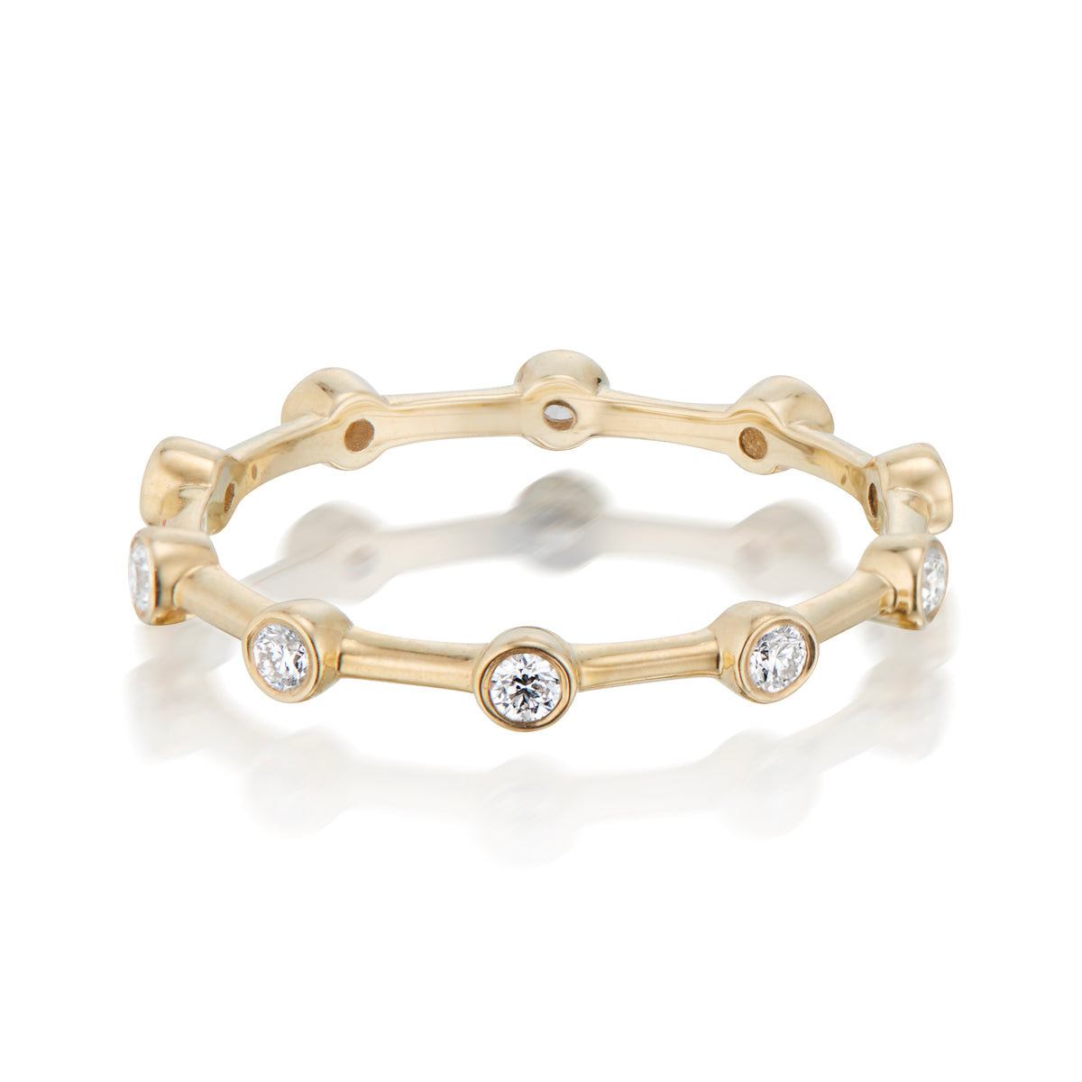 Moonlet Diamond Eternity Ring