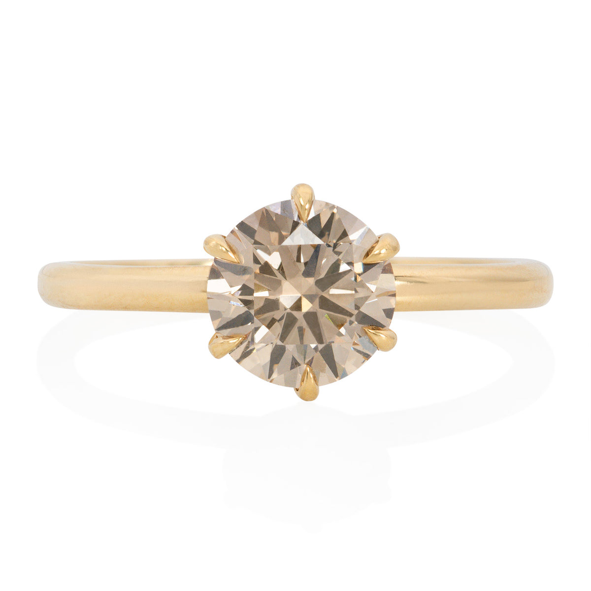 Gabrielle Champagne Diamond Ring