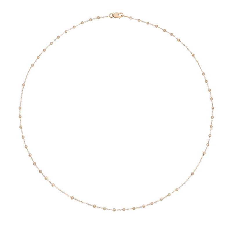 Vale Jewelry Rosary Necklace in 14 Karat Yellow Gold Full Circle